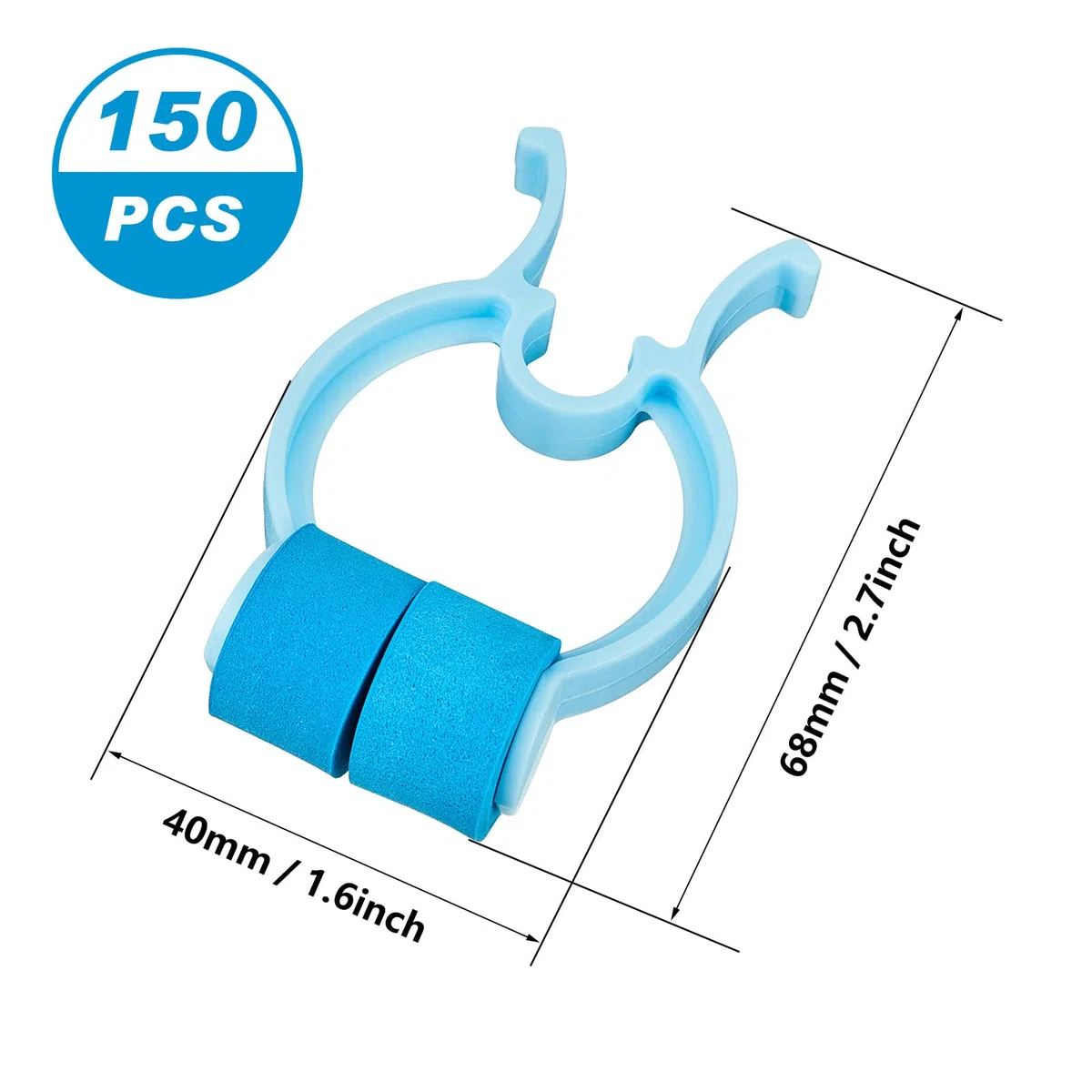 Clip per naso naso nasale clip per naso in schiuma di plastica clip per naso per emergenza o incidente (150 pezzi)