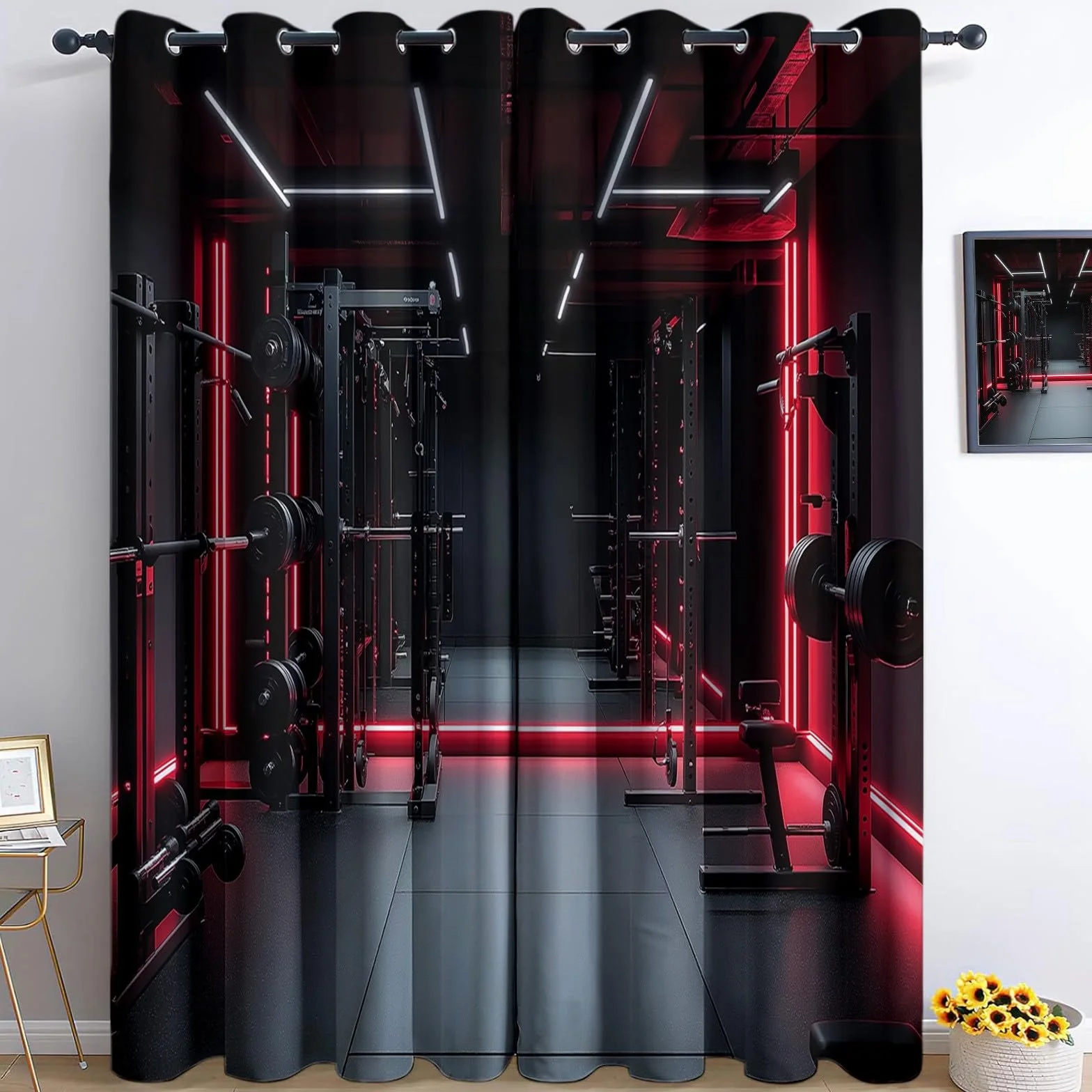 Tende Oscuranti Termiche Isolanti 91.5 x 214 cm Nero Camera da Letto