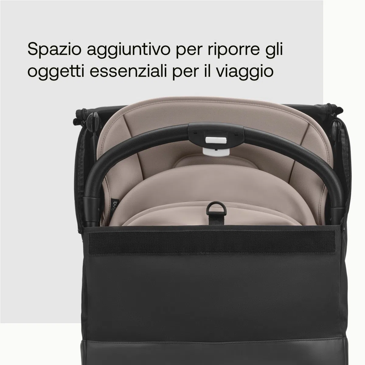 Bugaboo Borsa per il trasporto del passeggino Butterfly, Certificato IATA, riponibile nella cappelliera dell'aereo, completo di spazio extra per gli accessori essenziali e fondo Imbottito