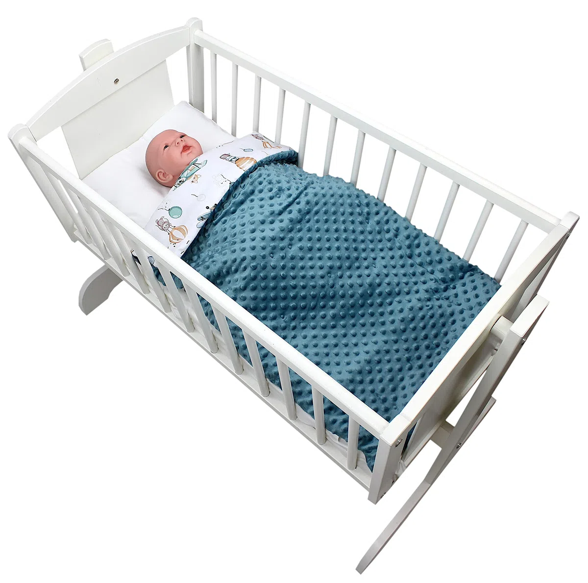 TupTam Copertina per Neonati 85 x 85 cm Coperta per Seggiolino Ovetto Neonato Auto Buggy Passeggino
