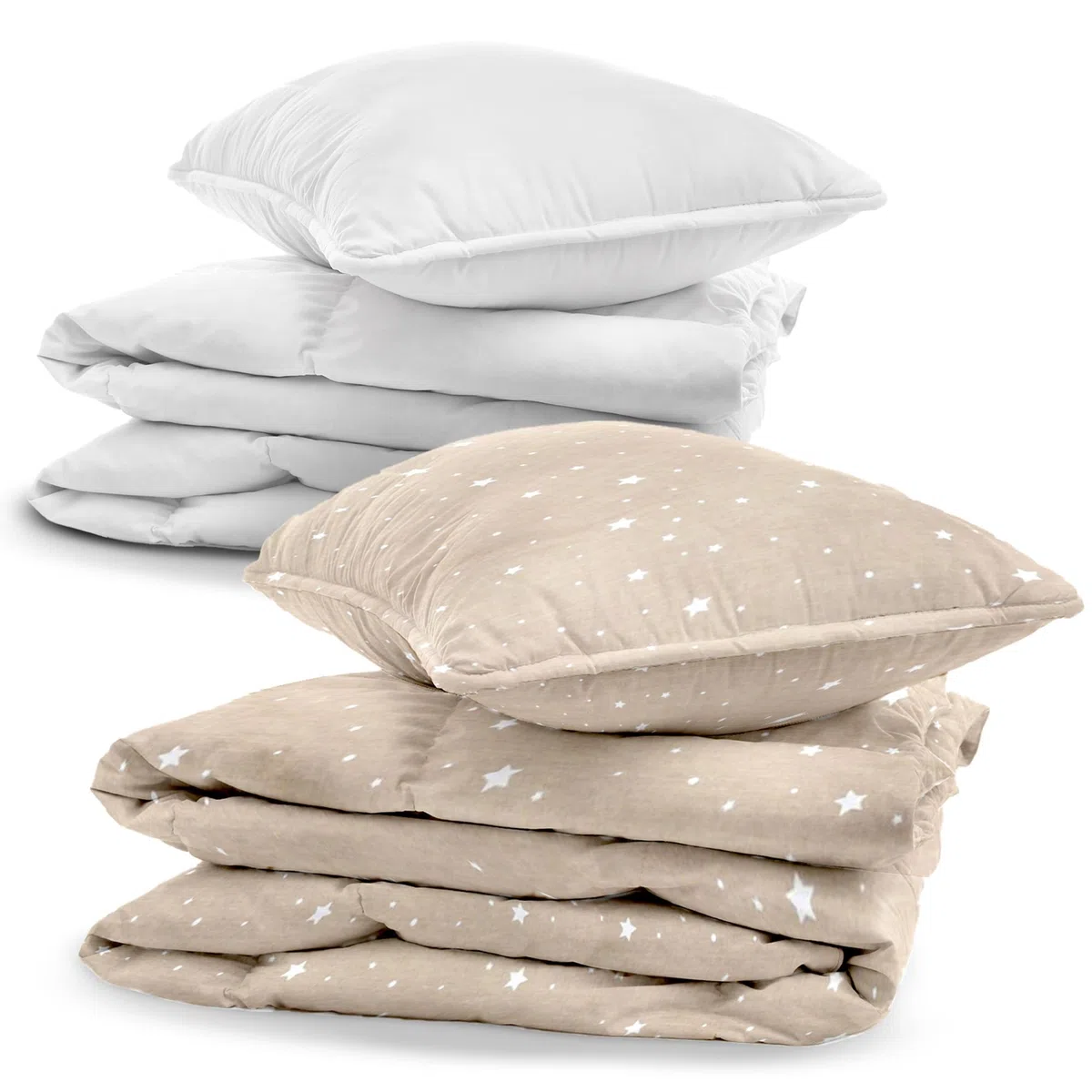 Totsy Baby Biancheria da letto per bambini 100x135 cm in cotone - Set per bambini con copripiumino e federa 40x60 cm con piumino e cuscino per lettino di bambino ragazzo e ragazza Oeko-Tex