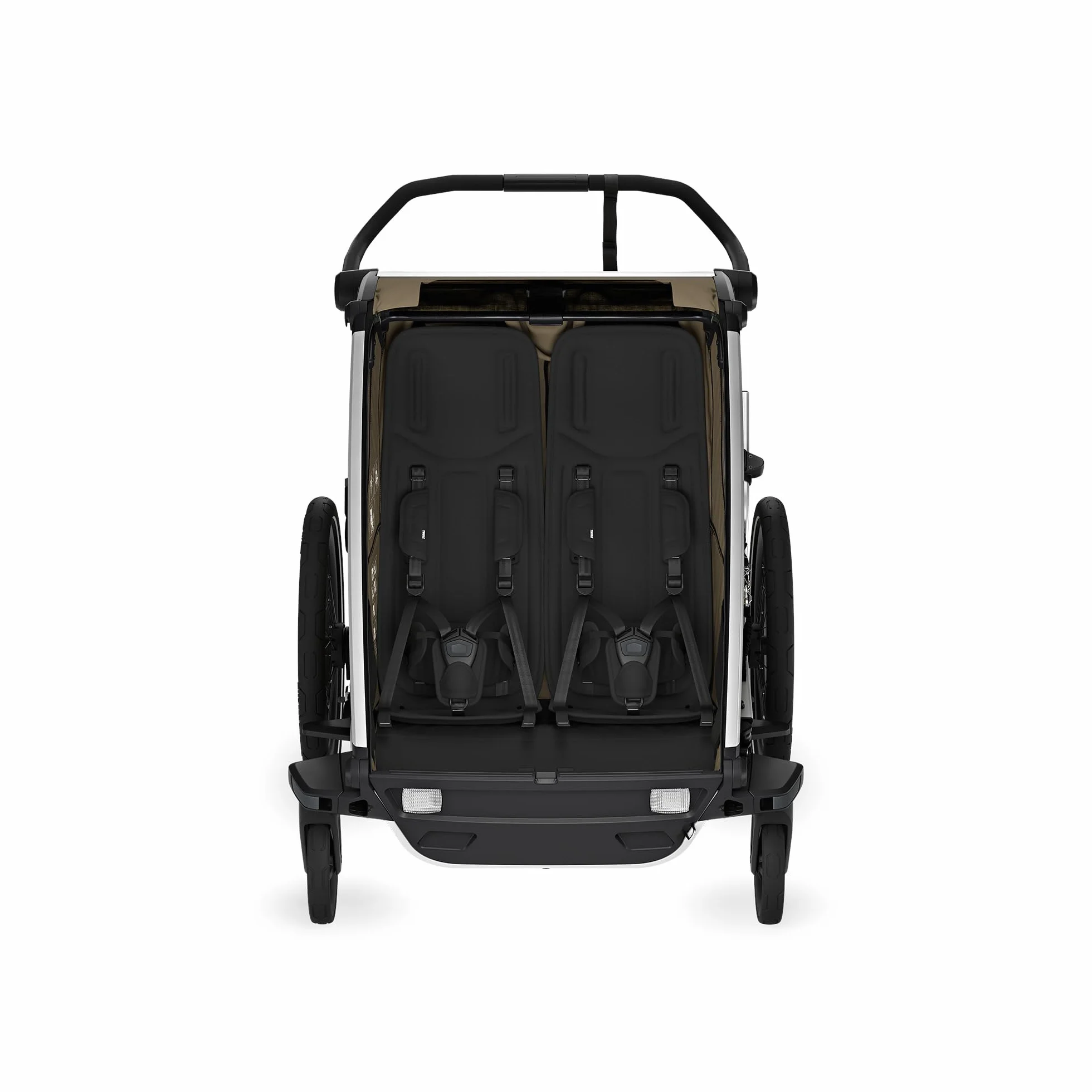 Thule Chariot Cross 2 Rimorchio Multisportivo Da Bici Faded khaki, Double
