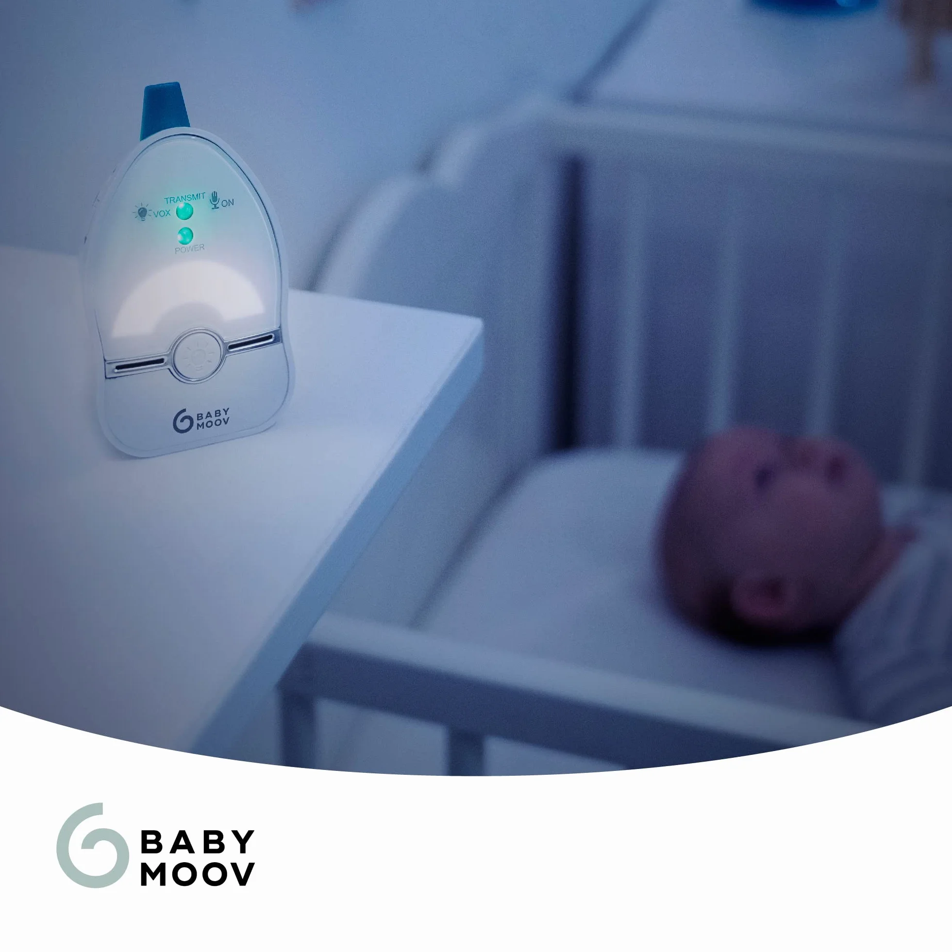 Babymoov Easy Care Babyphone Audio z Luce Notturna, 500 m