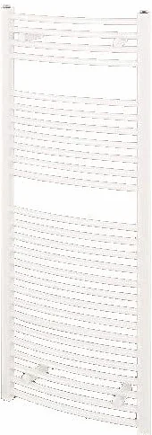 Ercos Tekno Scaldasalviette curvo bianco cm 120x55 interasse 50