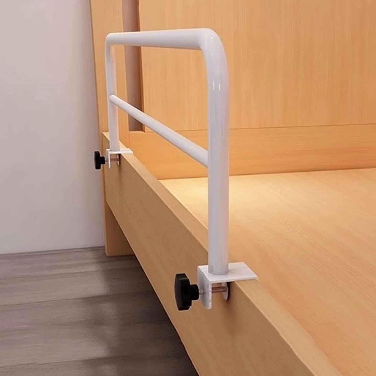 Sponda del Letto Regolabile per Anziani, Sponda di Sicurezza del Letto Medico con Clip, Barra di Maniglione per la Prevenzione della Caduta del Comodino, Sponda di Assistenza del Letto