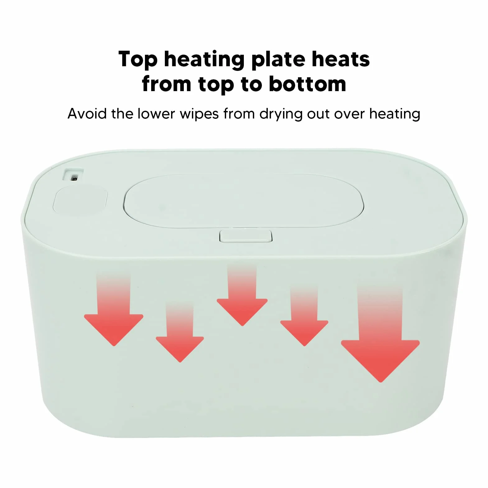 Scaldasalviette per Neonati, Termostato Temperatura USB Pannolino Portatile Scaldasalviette Salviette Scatola Riscaldante per Uso Esterno in Ufficio a Casa