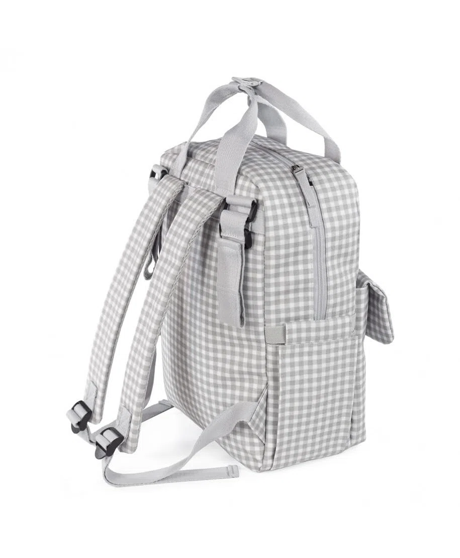 ZAINO I LOVE VICHY GRIGIO PASITO A PASITO