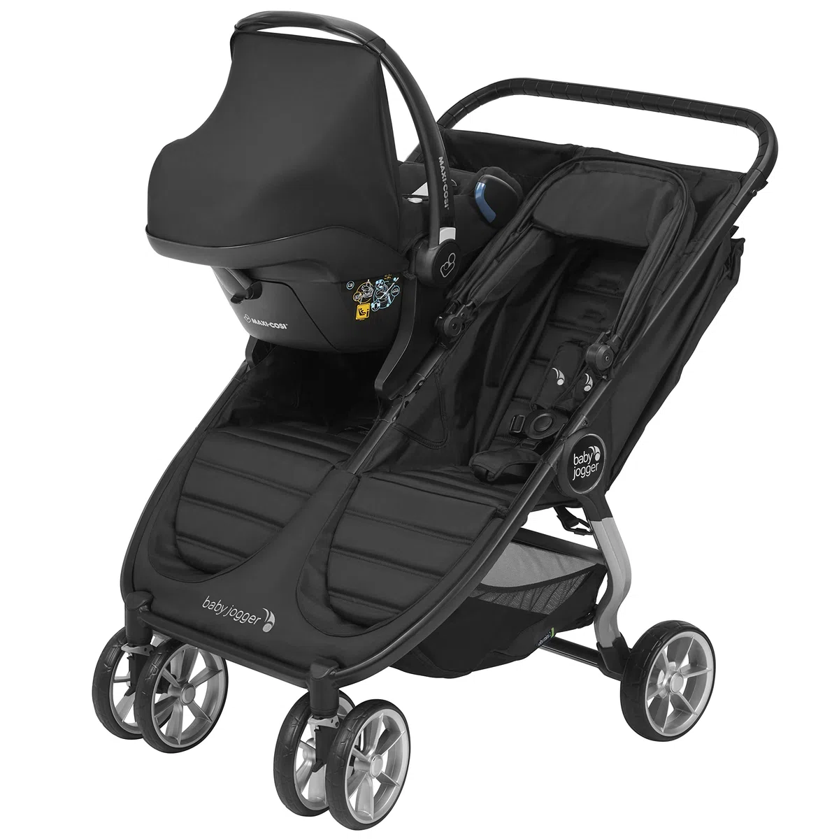 Baby Jogger Adattatore Seggiolino Auto City Min2/Gt2 Double - Cybex,Maxi Cosi - 340 g