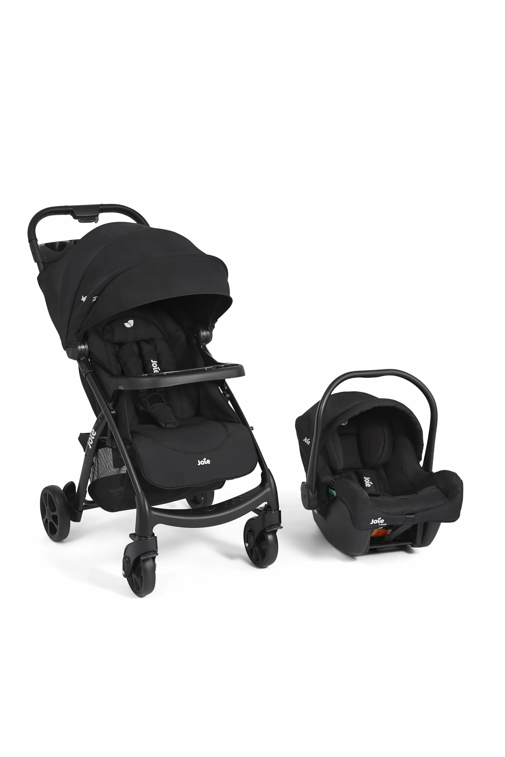 Joie i-Muze lx sistema da viaggio chiusura assistita compatta reclinazione orizzontale fronte mondo seggiolino i-Juva incluso 0-15 kg raven