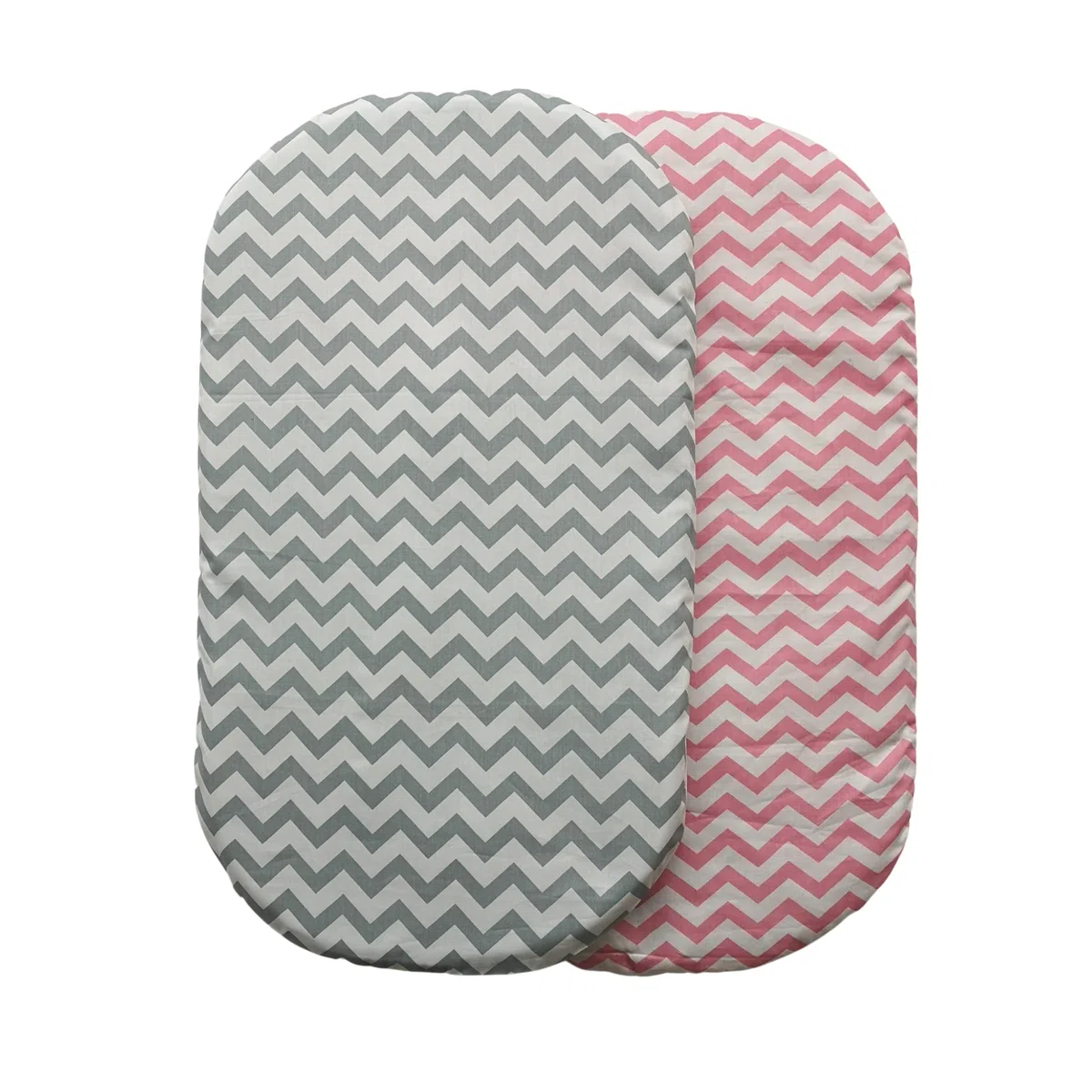 Topponcino Montessori Sfoderabile, Collezione "Pure Colors" con Fodera in Puro Cotone e Poliestere Antibatterico (ZigoZago Grigio)