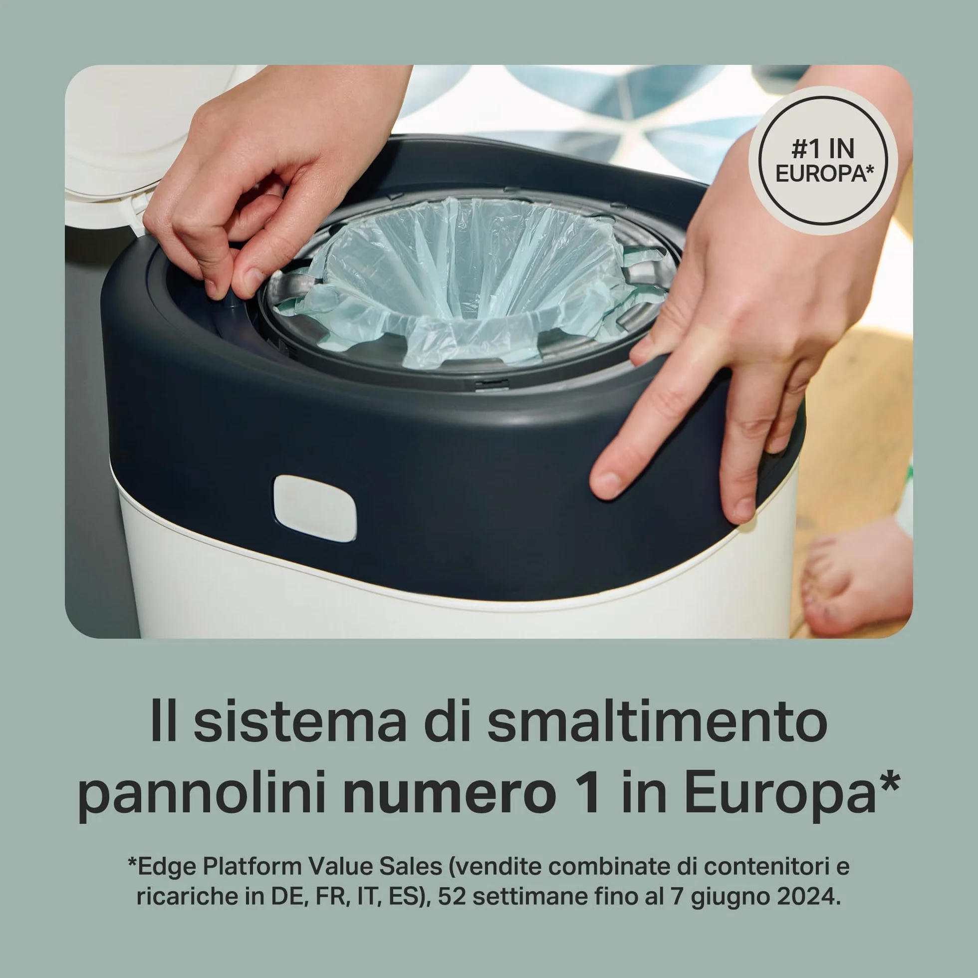 Tommee Tippee Ricariche Originali Twist & Click Advanced 8 X 10,5 m