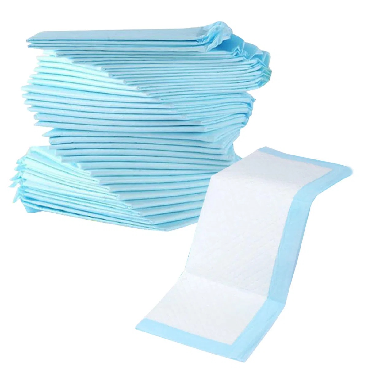 Fasciatoio, fodere per fasciatoio, lenzuola usa e getta per pannolini | 100 sottopiedi impermeabili 33 x 45,7 cm, assorbenti per bambini, protezione anziani, addestramento del cane, uso della culla