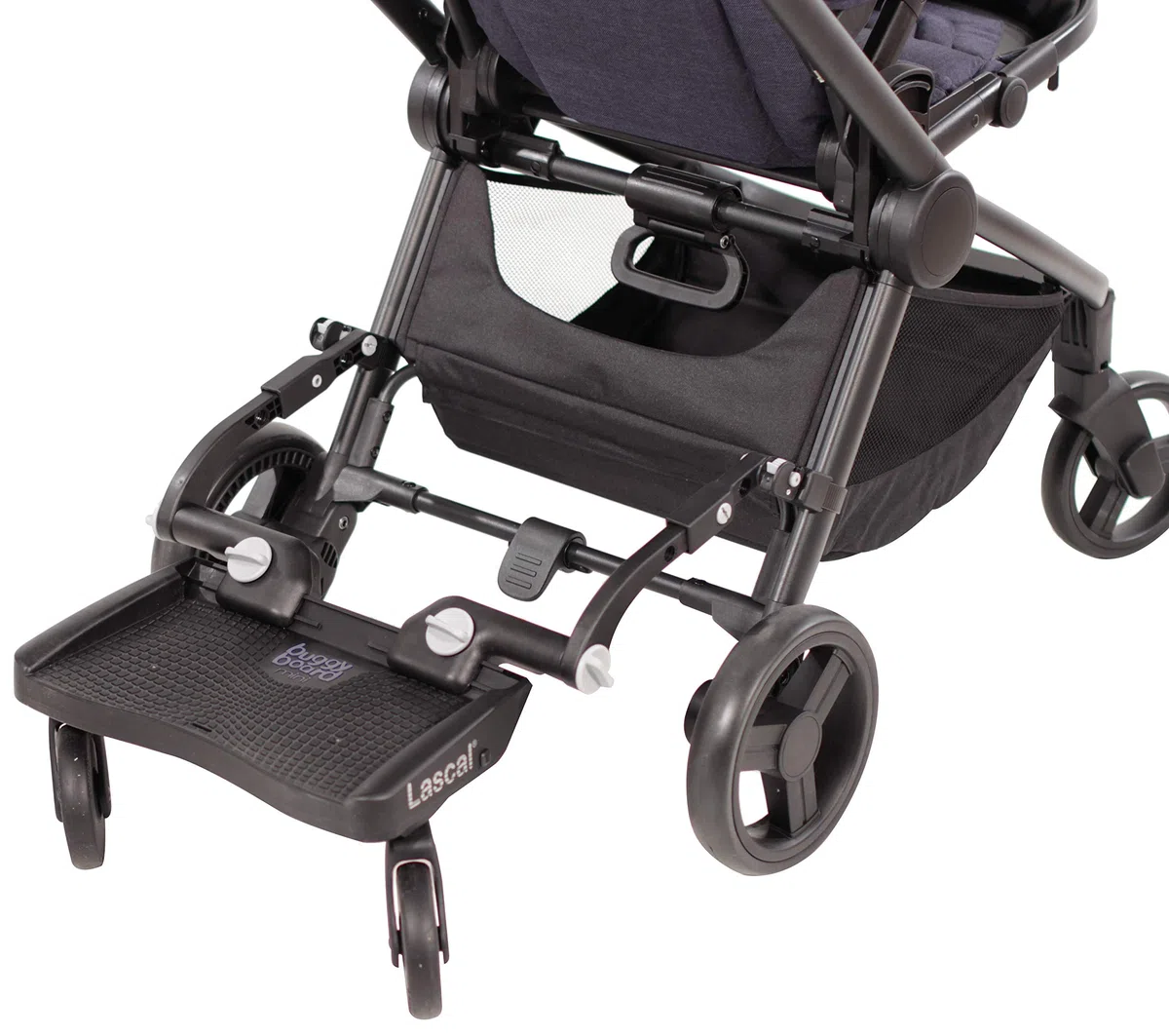 Lascal BB13077 Buggyboard Pedana Mini Grigia, Universale per Passeggino e Carrozzina
