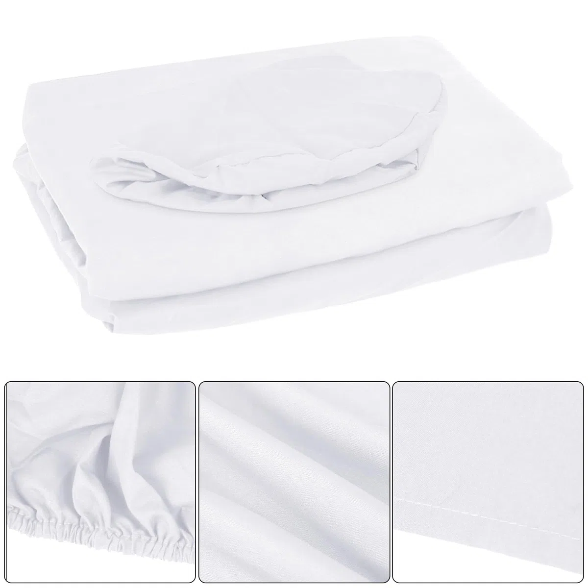 Set di 3 lenzuola in microfibra per lettino da massaggio, copertura piatta per lettino da massaggio, include coperture per lettino da massaggio, lenzuola con angoli, coperture per culla del viso