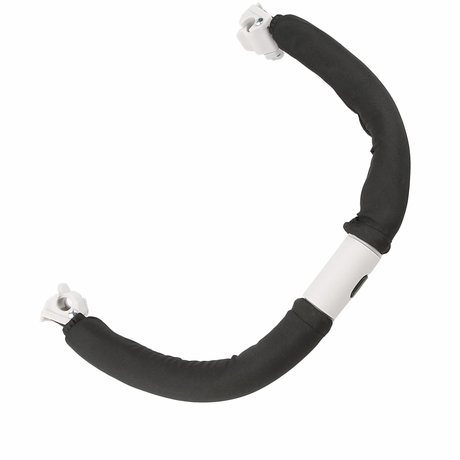 Manubrio con Barra Paraurti Regolabile Universale Yctze per Passeggini con Vassoio Snack per Passeggino (BLACK)