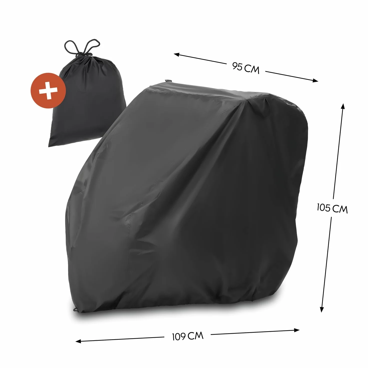 hauk Copertura Rimorchio Bici Bambini Universale 95x105x109 cm