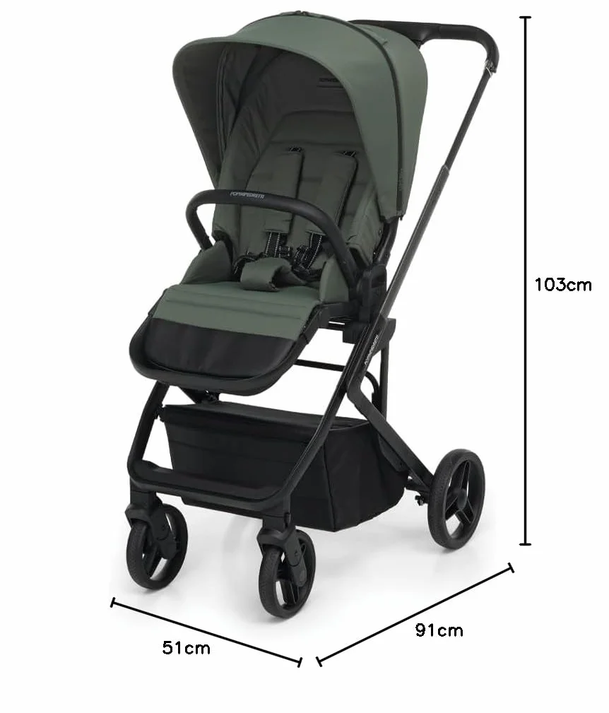 Foppapedretti Tictoc sistema combinato i-Size Olive