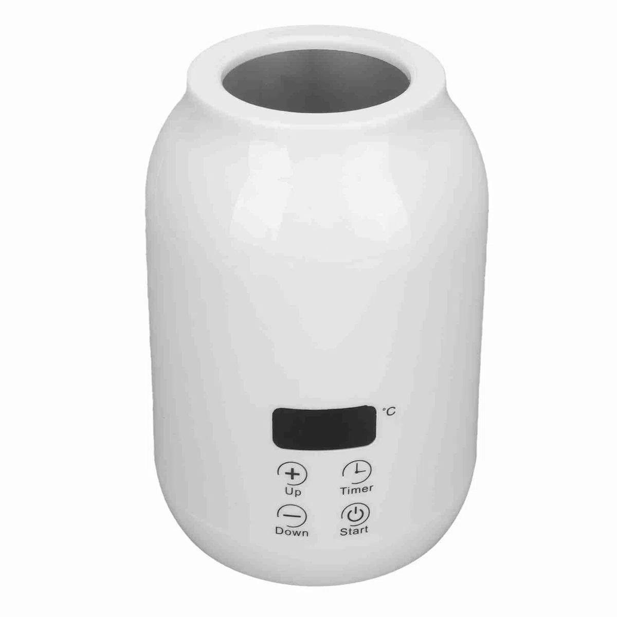 Qiilu Scaldaolio Massaggio per Massaggi PRO Spa Scaldabiberon per Olio Massaggio con Display LED Controllo Touch Regolazione della Temperatura Scalda Lozione per la Casa