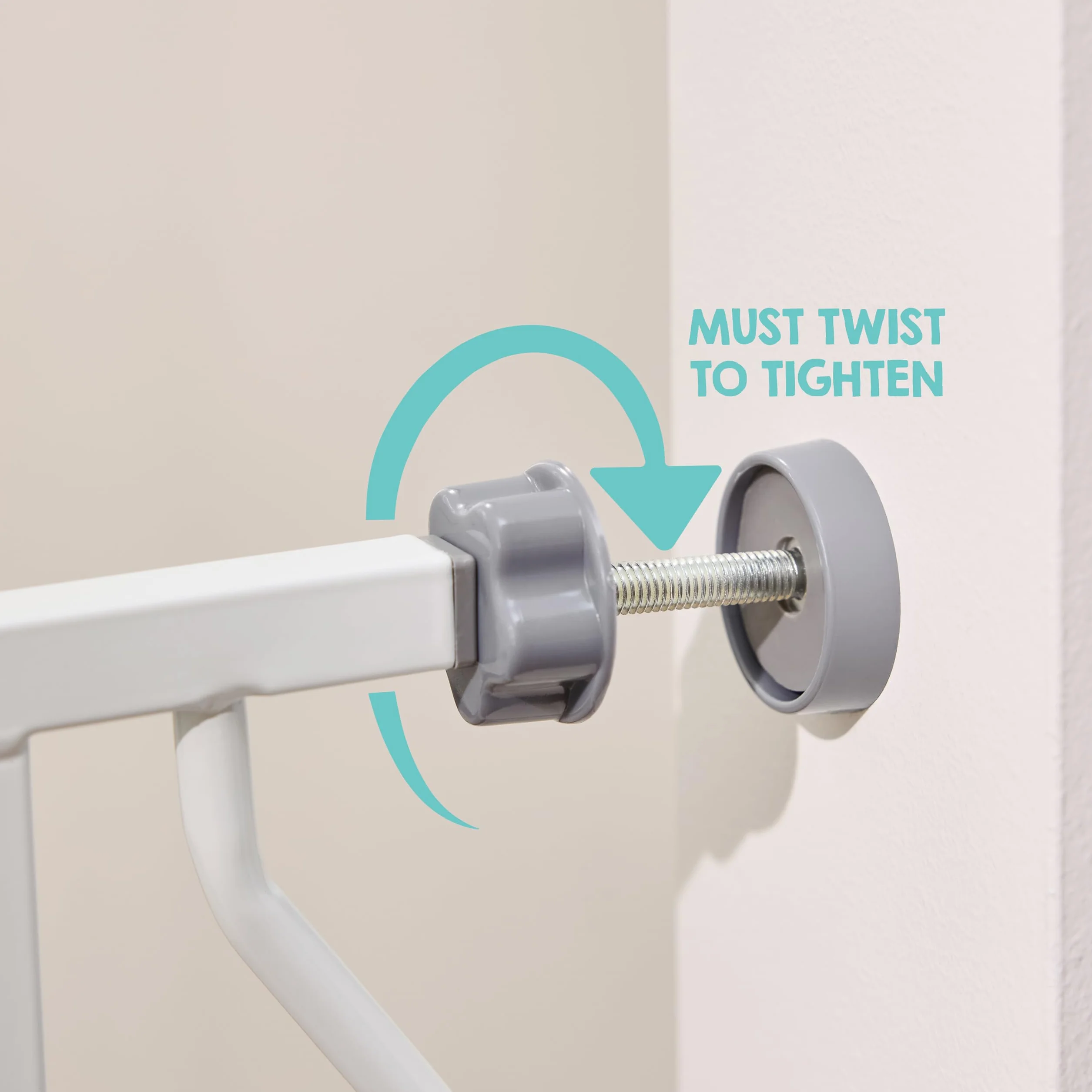 Regalo Supporto a pressione per cancelletto di sicurezza ad ampia portata con 3 kit di estensione inclusi (148 cm)