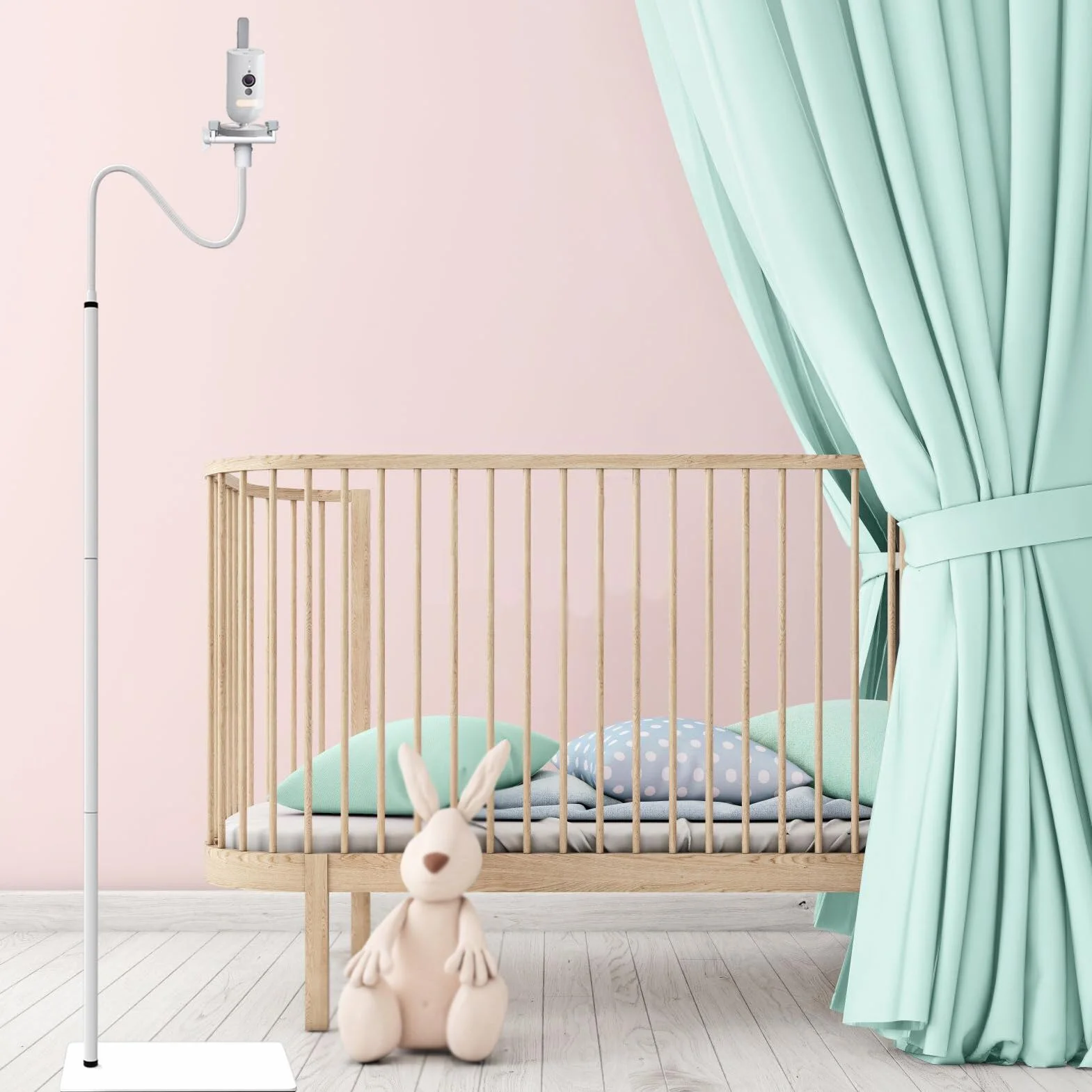 Supporto da pavimento per baby monitor compatibile con Philips Avent/eufy/GHB/BOIFUN/Hellobaby/NWOUIIAY/TakTark e compatibile con la maggior parte delle videocamere per bambini