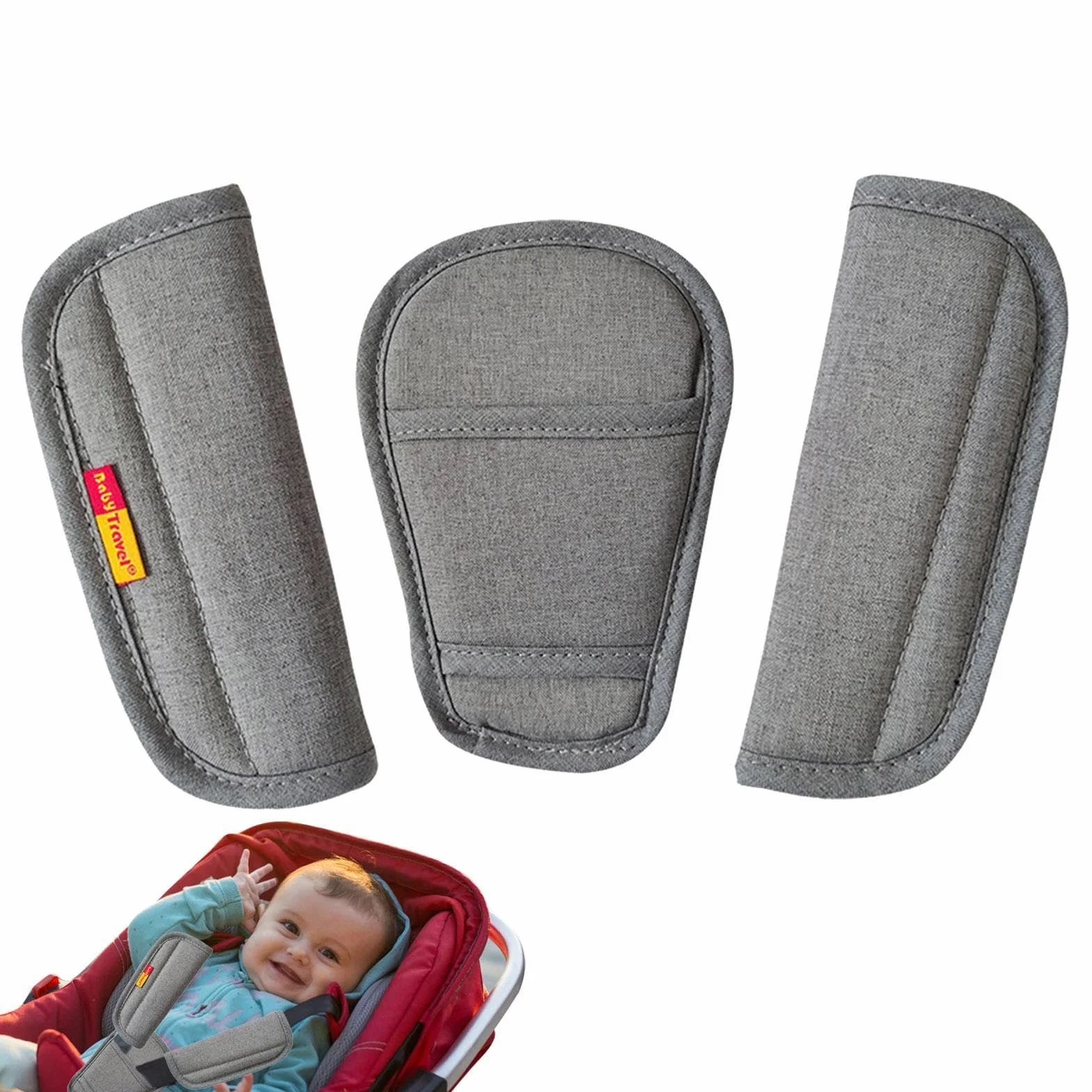 3 imbottiture per cinture di sicurezza per bambini, imbottiture per cinture di sicurezza, ottima pulizia senza sforzo, per la sicurezza dei bambini, per e bambini