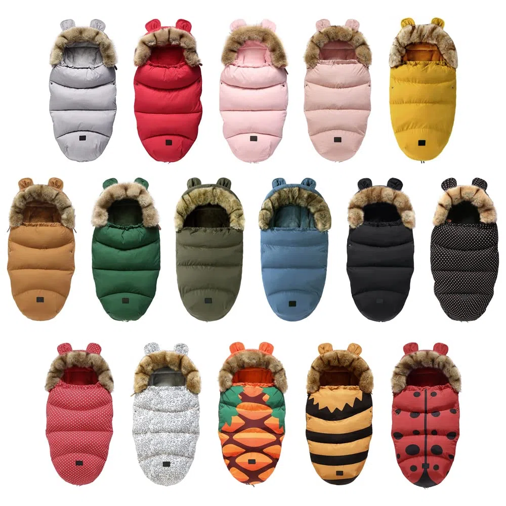 Sacco A Pelo per Passeggino Universale Sacco A Pelo Invernale Caldo per Passeggino Impermeabile e Antivento, Adatto per Passeggini, Carrozzine, Lettino per Bambini