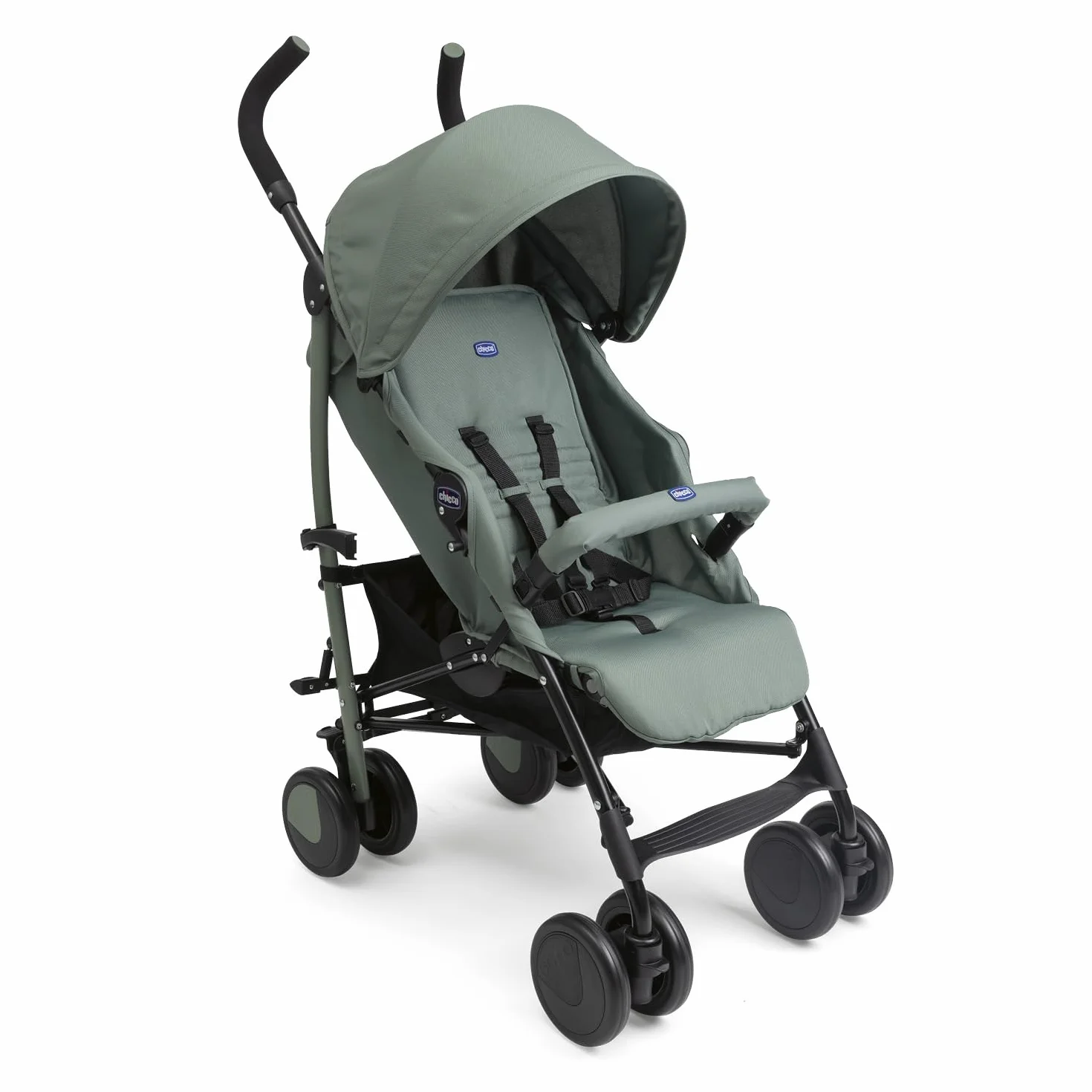 Chicco Echo Lite Passeggino Leggero 0-22 kg Schienale Reclinabile 4 Posizioni Ruote Anteriori Girevoli
