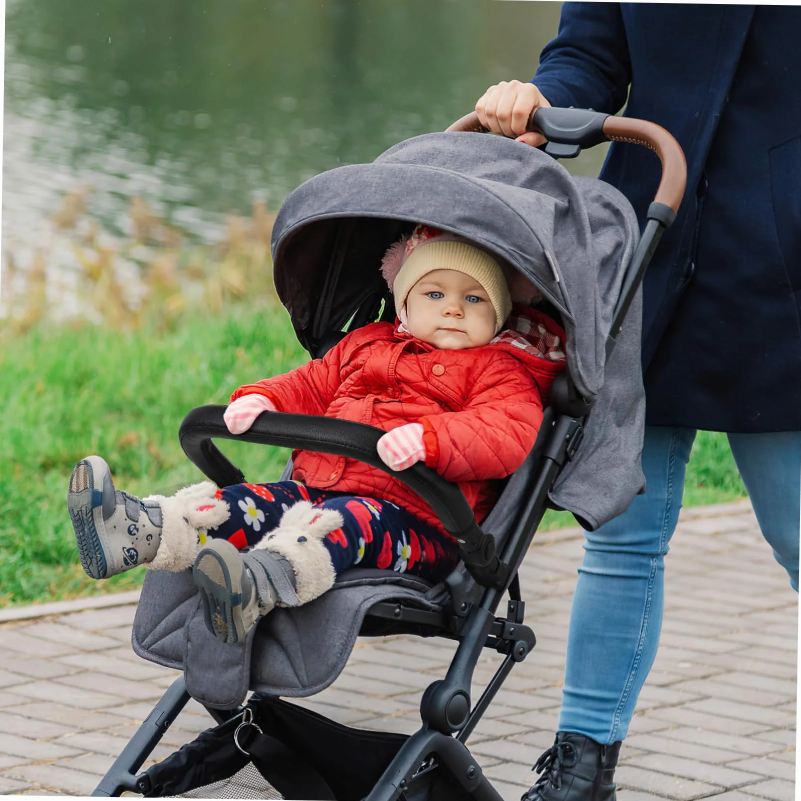 Toyvian Barra Paraurti Universale Per Passeggino Maniglia Bracciolo Sostituzione Barra Trasversale Pelle Pu Nera Paraurti Bracciolo Passeggino Maniglia Staccabile Del