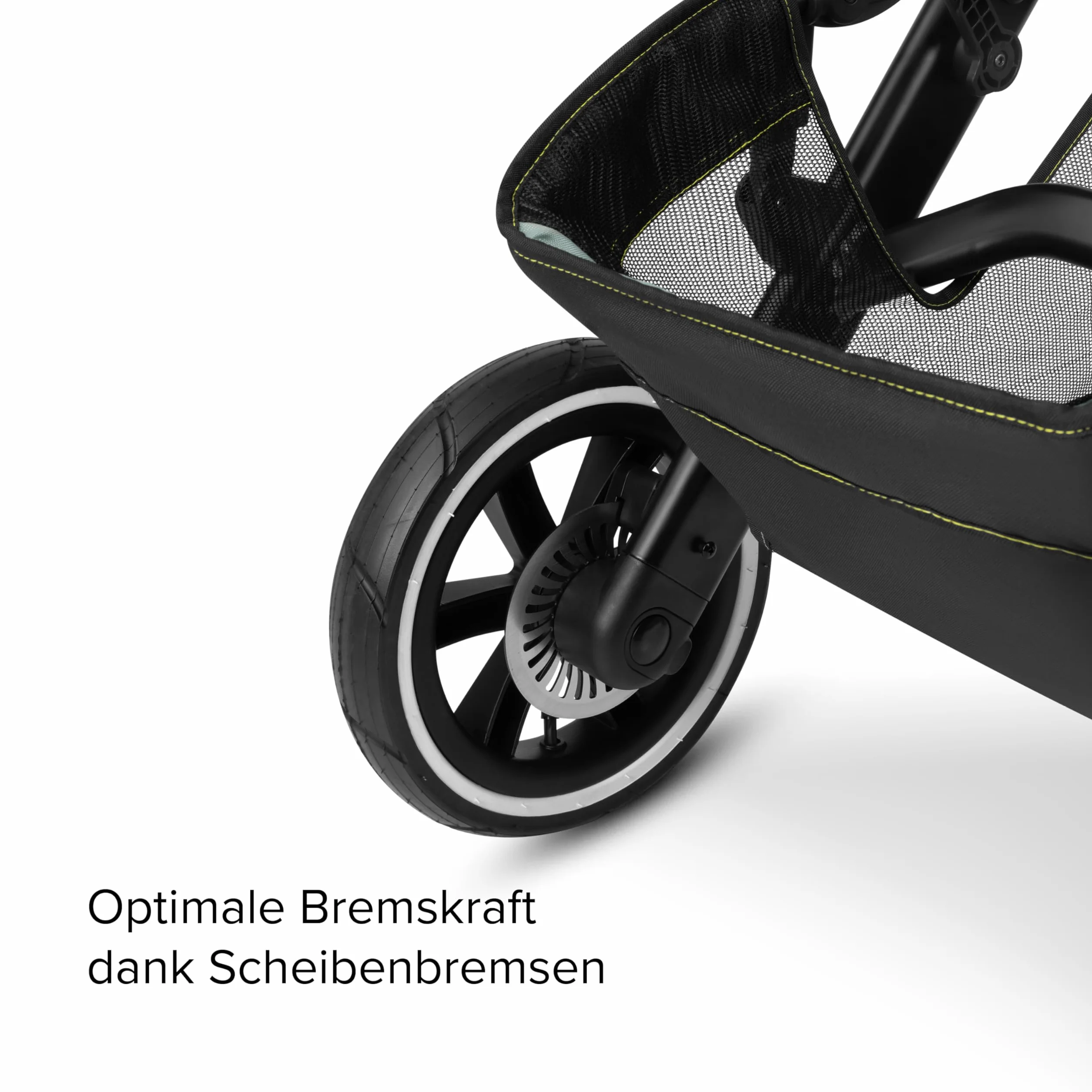 ABC Design Passeggino Sportivo Salsa Run Buggy 3-Kołowy Jogging Verde Acqua