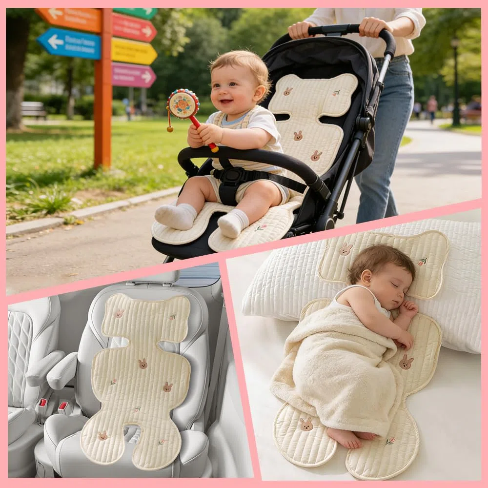 Copri Passeggino Estivo Antisudore, 72 x 40 cm Copri Seggiolino Auto Estivo, Coprisedile Estivo Traspirante, Universale, Lavabile, Per Passeggino, Ovetto, Protegge Il Coprisedile Da Macchie