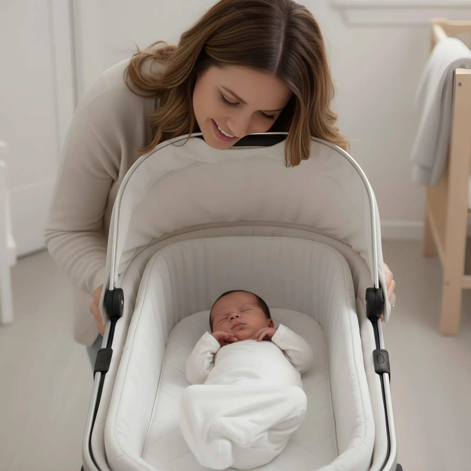 Materasso da culla BASIC - Ovale materassino bambini per navicella carrozzina passeggino e lettino neonato 40 x 80 Baby materassi antisudore Oeko-Tex