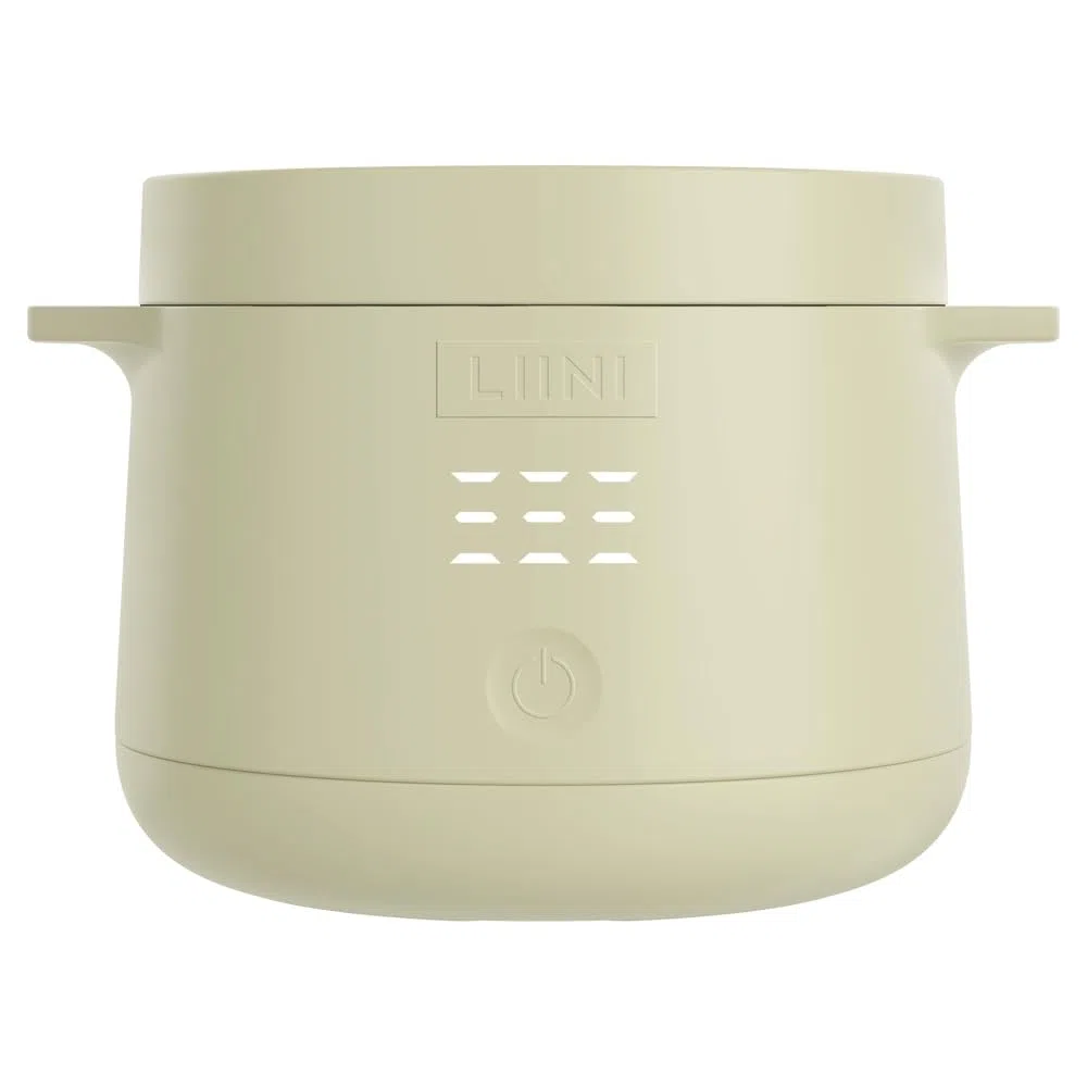 LIINI 2.0 PRO - Scaldaporridge a batteria, 50 W, 10.000 mAh, riscaldamento con pulsante IP66, a prova di perdite, piastra in acciaio inox, senza BPA, cavo in alluminio USB-C