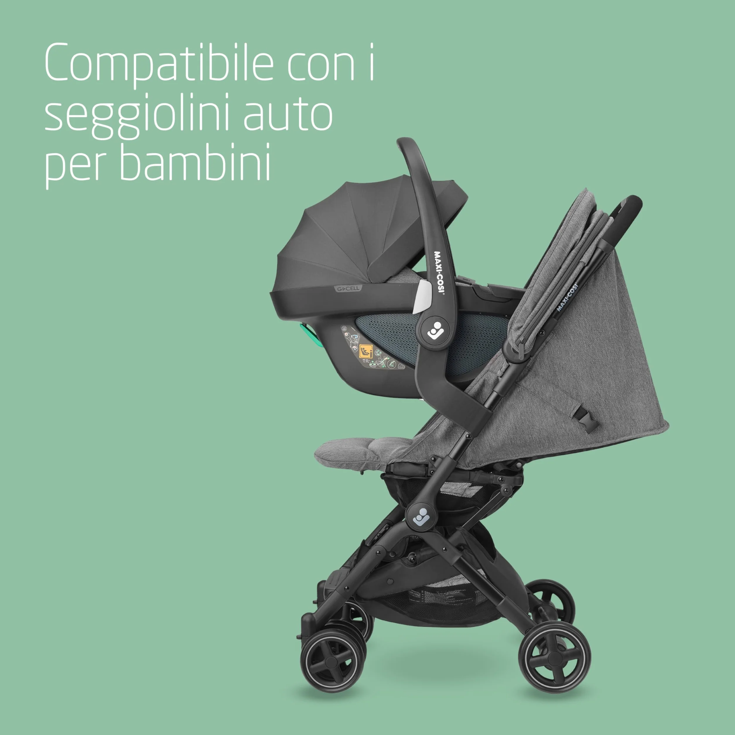 Maxi-Cosi Lara2 Passeggino Leggero Pieghevole 0-22 kg Select Grey