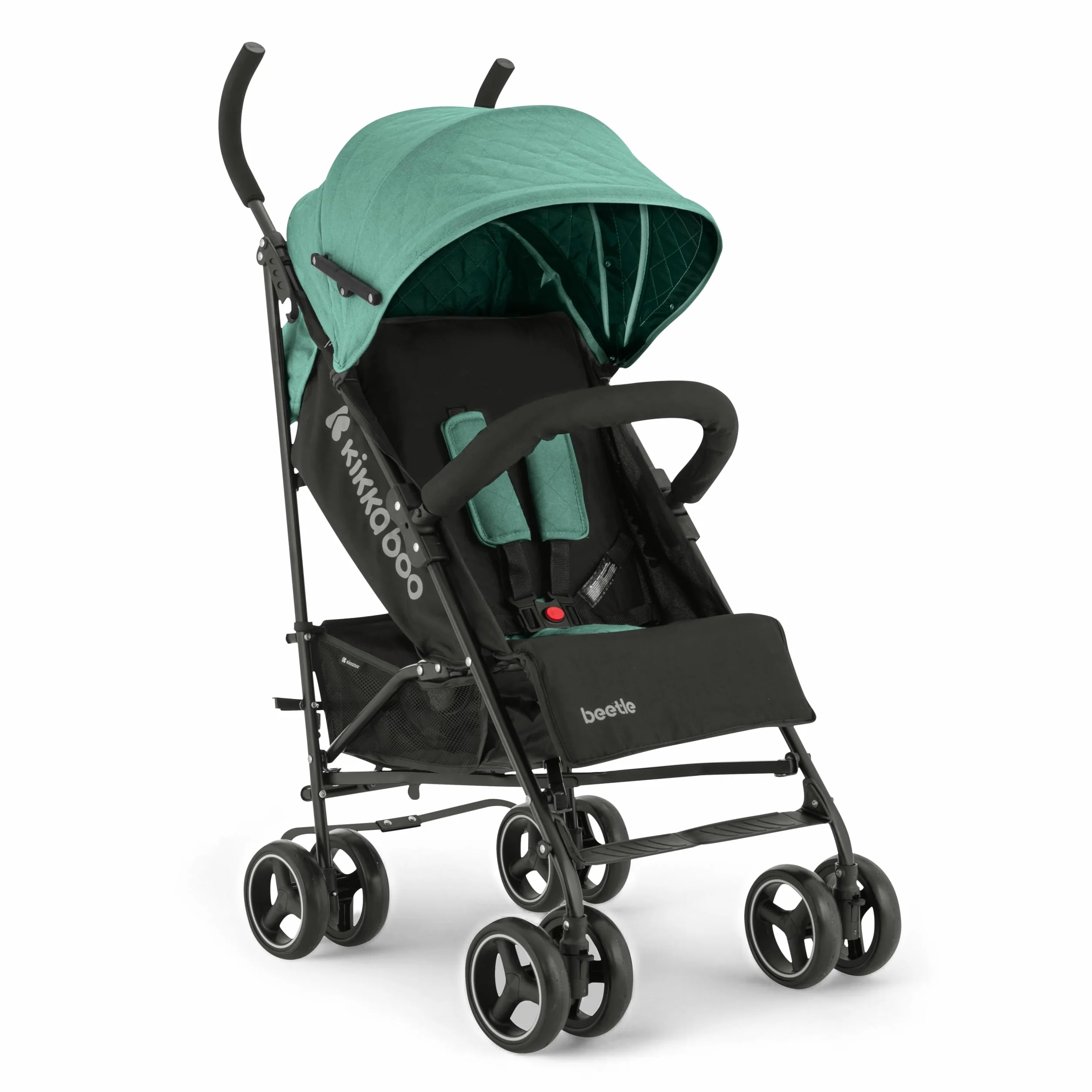 Passeggino KikkaBoo BEETLE da viaggio fino a 22 kg Pieghevole Leggero Compatto Menta