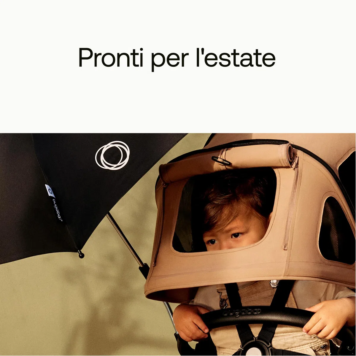 Bugaboo Donkey Cappottina Breezy, Estensibile per una maggiore copertura e una Protezione Solare ottimale, Resistente all'Acqua, Compatibile Con Tutti i Passeggini Donkey, Dusty Pink
