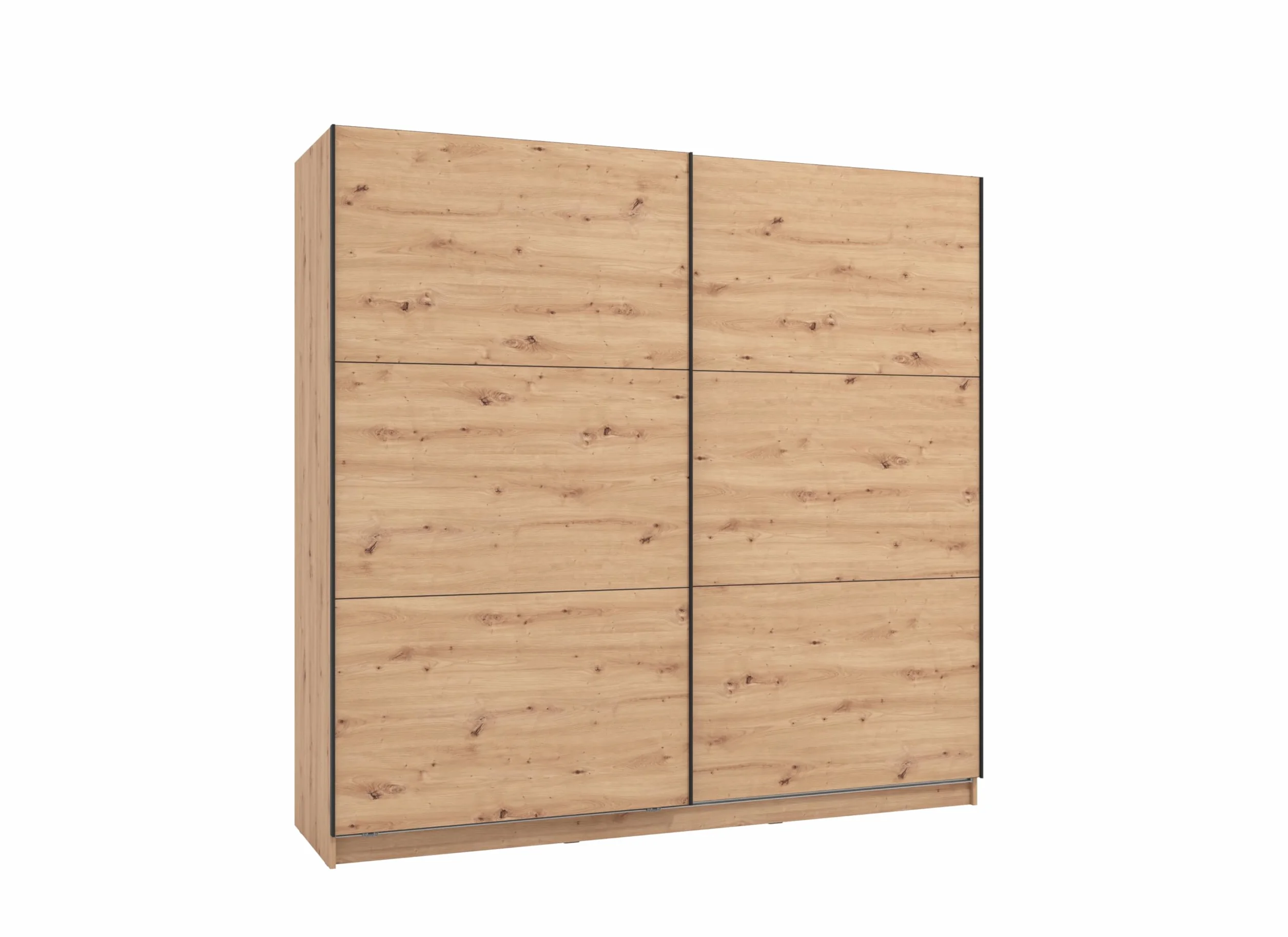 AVANTI TRENDSTORE Calvello Armadio con ante scorrevoli in legno laminato 217x210x62,5 cm