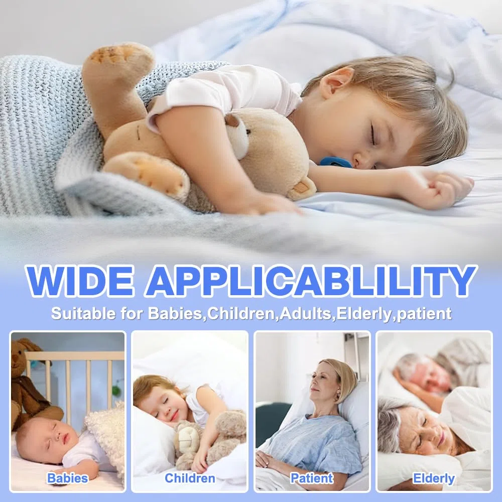 Allarme Enuresi Senza Fili, Allarme Wireless per Bambini con 3 Modalità di Lavoro, USB-C Ricaricabile, Allarme Senza Fili per Bagnare, Allarme per Enuresi Notturna per Vasino