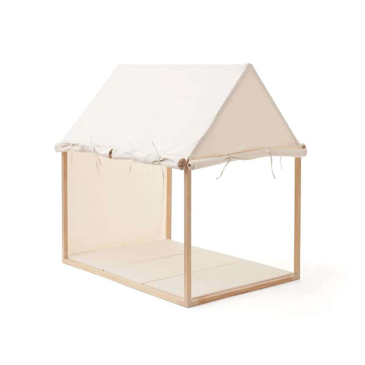 Kids Concept - Materassino pieghevole 105 x 75 x 4 cm. 100% cotone/poliuretano Foam tappeti, multicolore (1000475)