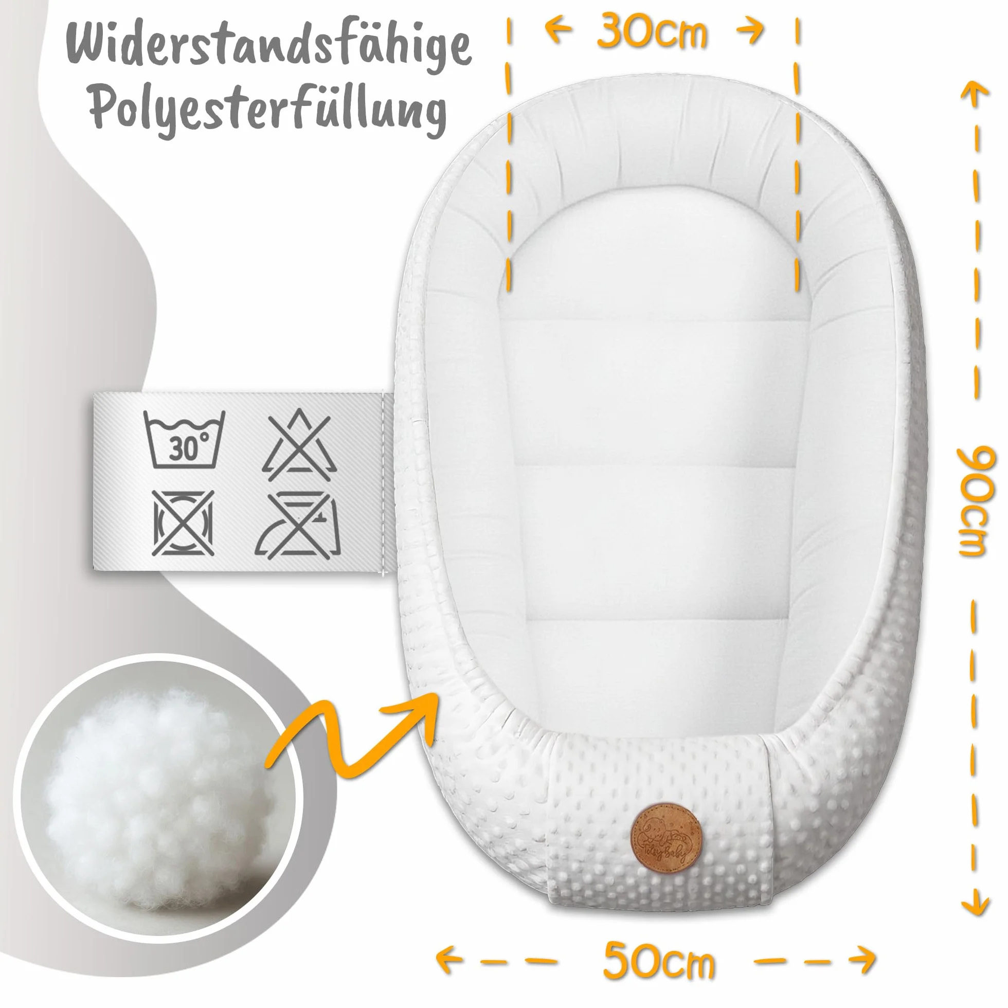 Riduttore lettino neonato 90x50 cm nido culla pod cocoonababy babynest antisoffoco Giraffe