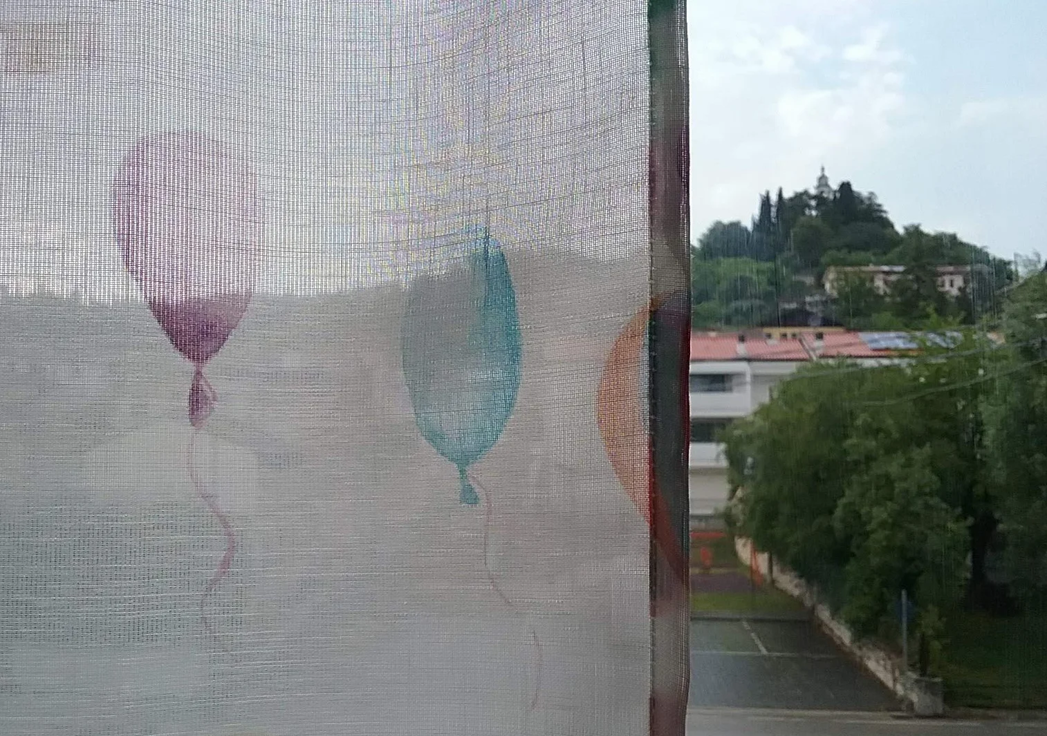 Tende Cameretta Bambini Su Misura Pannello Stampa Digitale 200x290 cm Confezionate con Occhielli