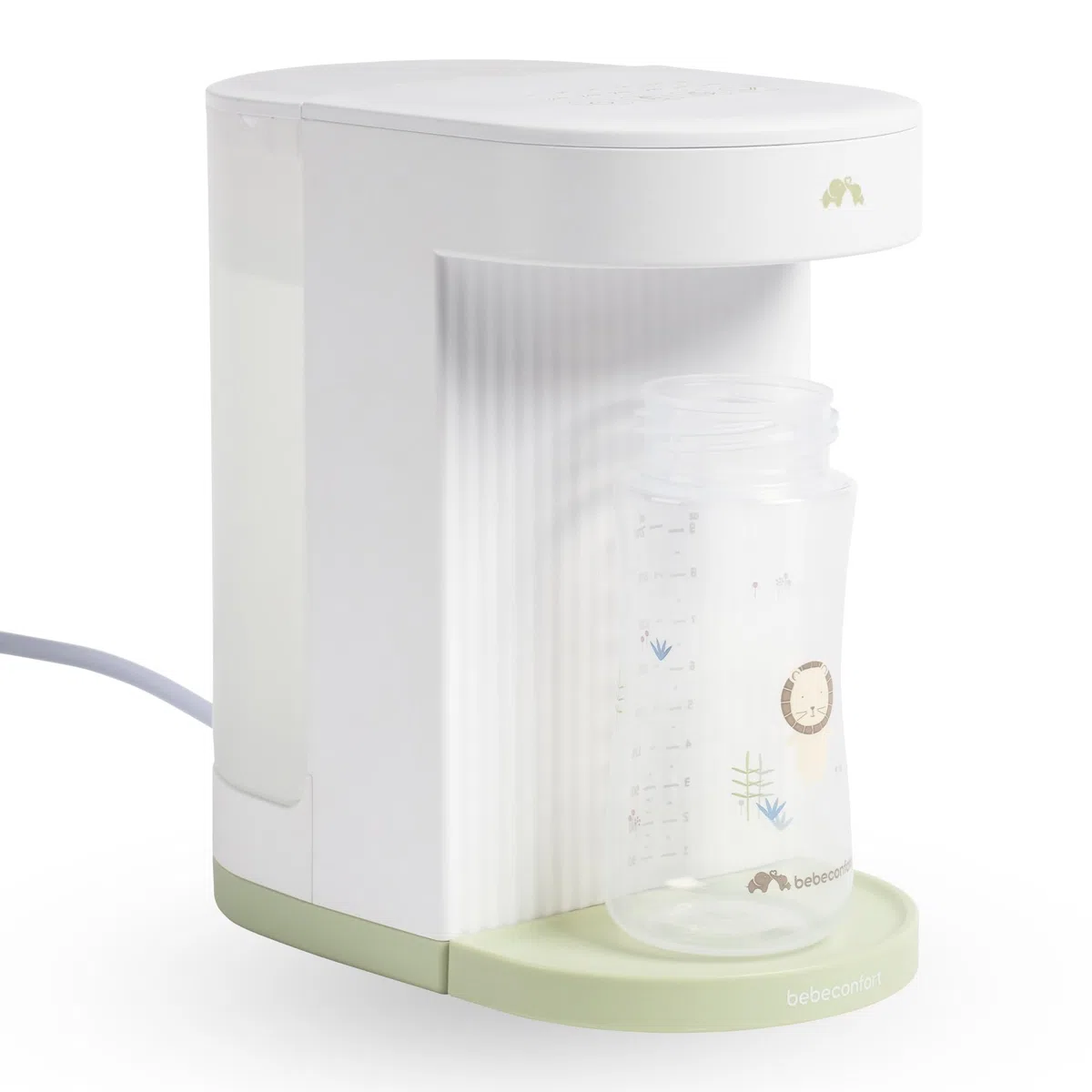 Bebeconfort Preparatore di Biberon Neonato Istantaneo, Temperatura Ideale in Secondi, Scaldabiberon Neonato Rapido e Silenzioso, Acqua Calda max 80°C, Capacità 1,1 L, Memoria, Autopulente, Compatto