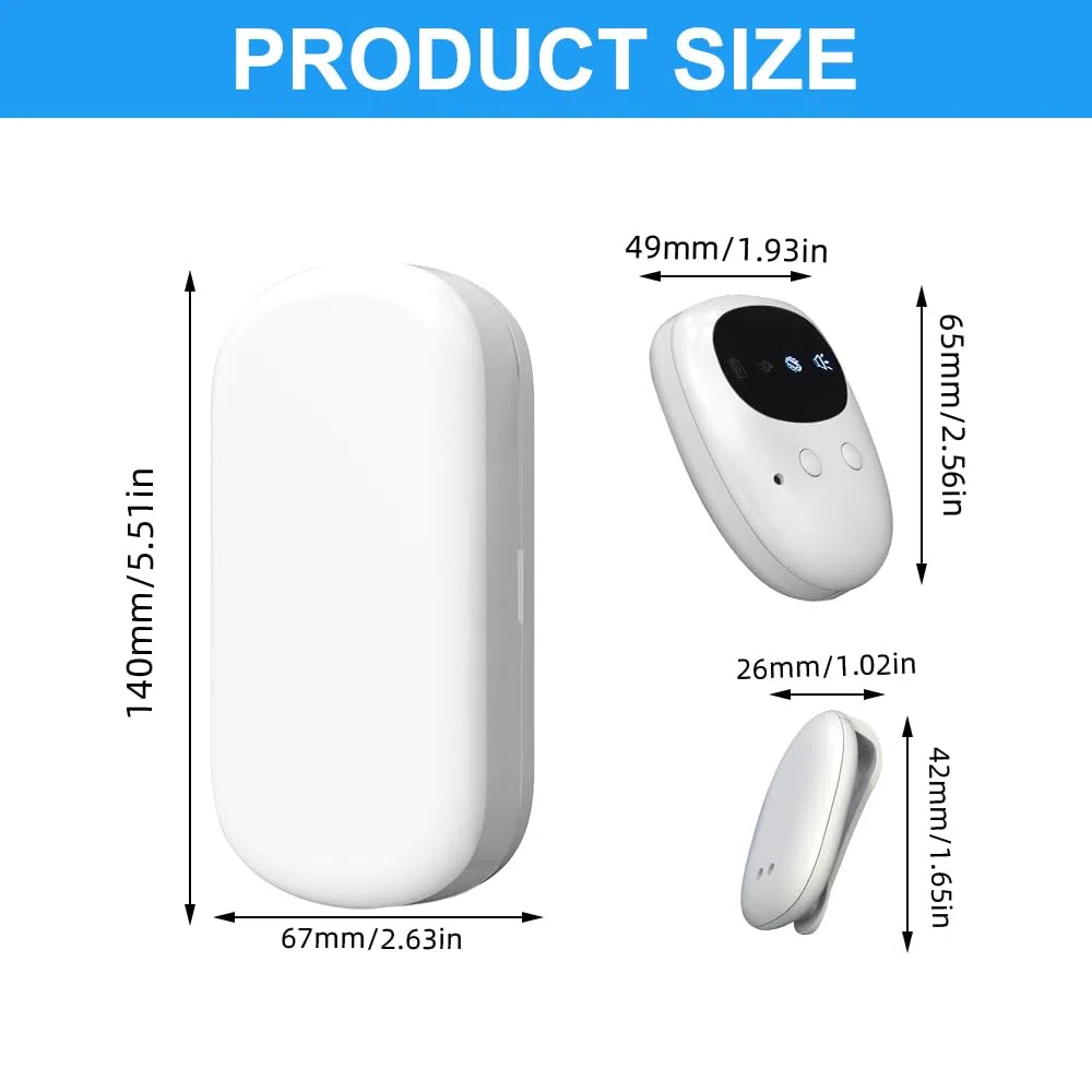 Allarme per bagnare il letto per bambini, allarme wireless per bagnare il letto, 3 modalità di allarme monitor pipì con suono e vibrazione, monitor per l'enuresi notturna per imparare a usare il