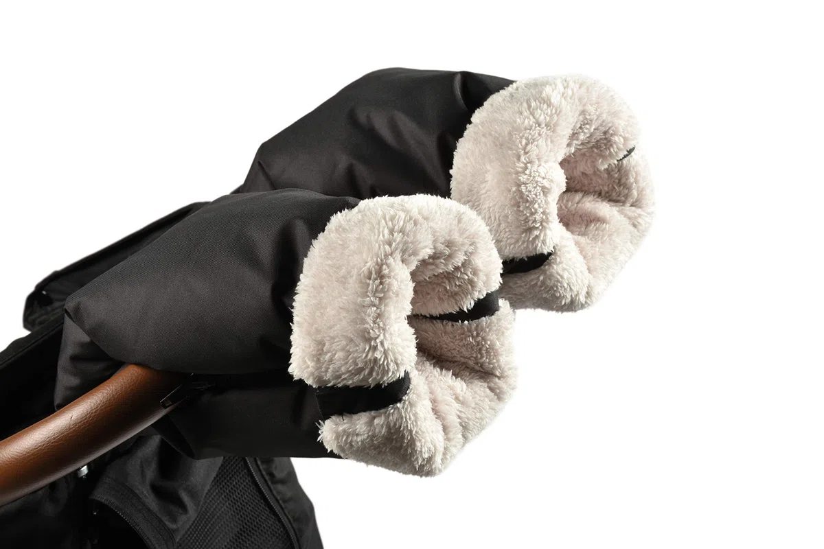 RED CASTLE by BEABA, muffole/guanti/protezione mani passeggino, protezione pioggia/neve, chiusura con zip, ultra calda, morbida, foderata in pile, antivento, impermeabile, traspirante, ad alta