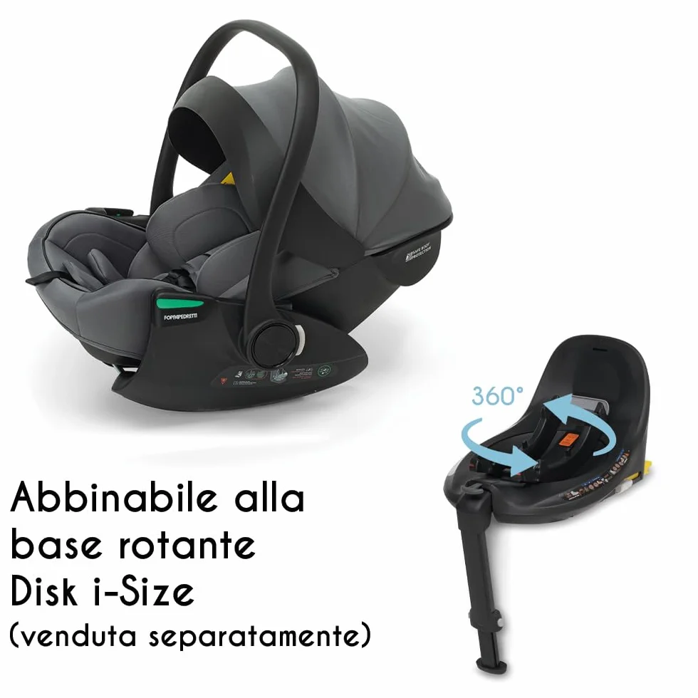 Foppapedretti Disk Infant Rekline i-Size Stone