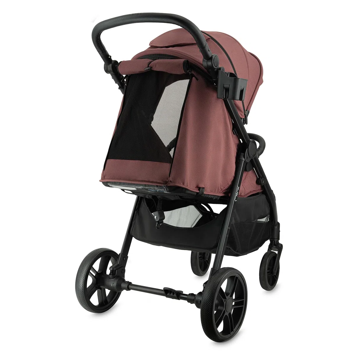 Il passeggino MoMi CLARA a partire da 6 mesi, fino a 22 kg di peso corporeo, cinture di sicurezza a 5 punti, coprigambe, portabicchieri, cestino per la spesa, borsa, zanzariera, telo parapioggia