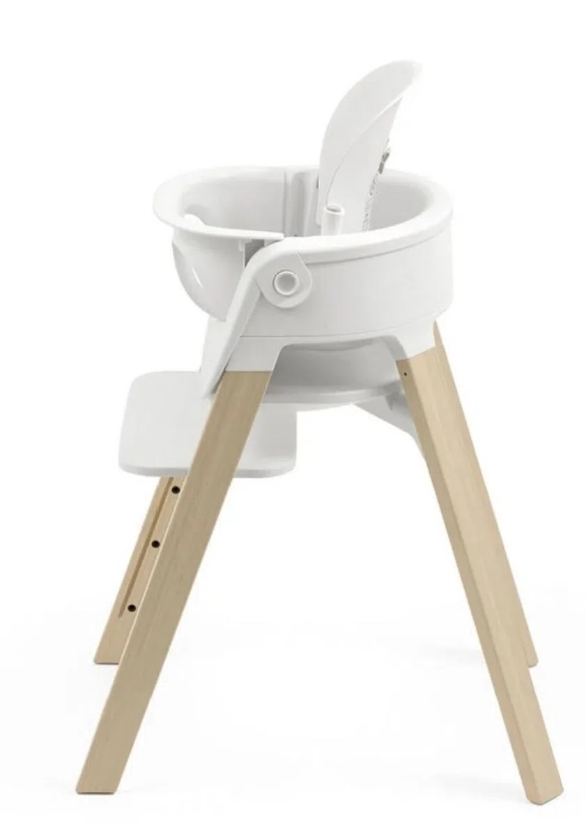 Stokke Steps - Seggiolone, bianco/naturale