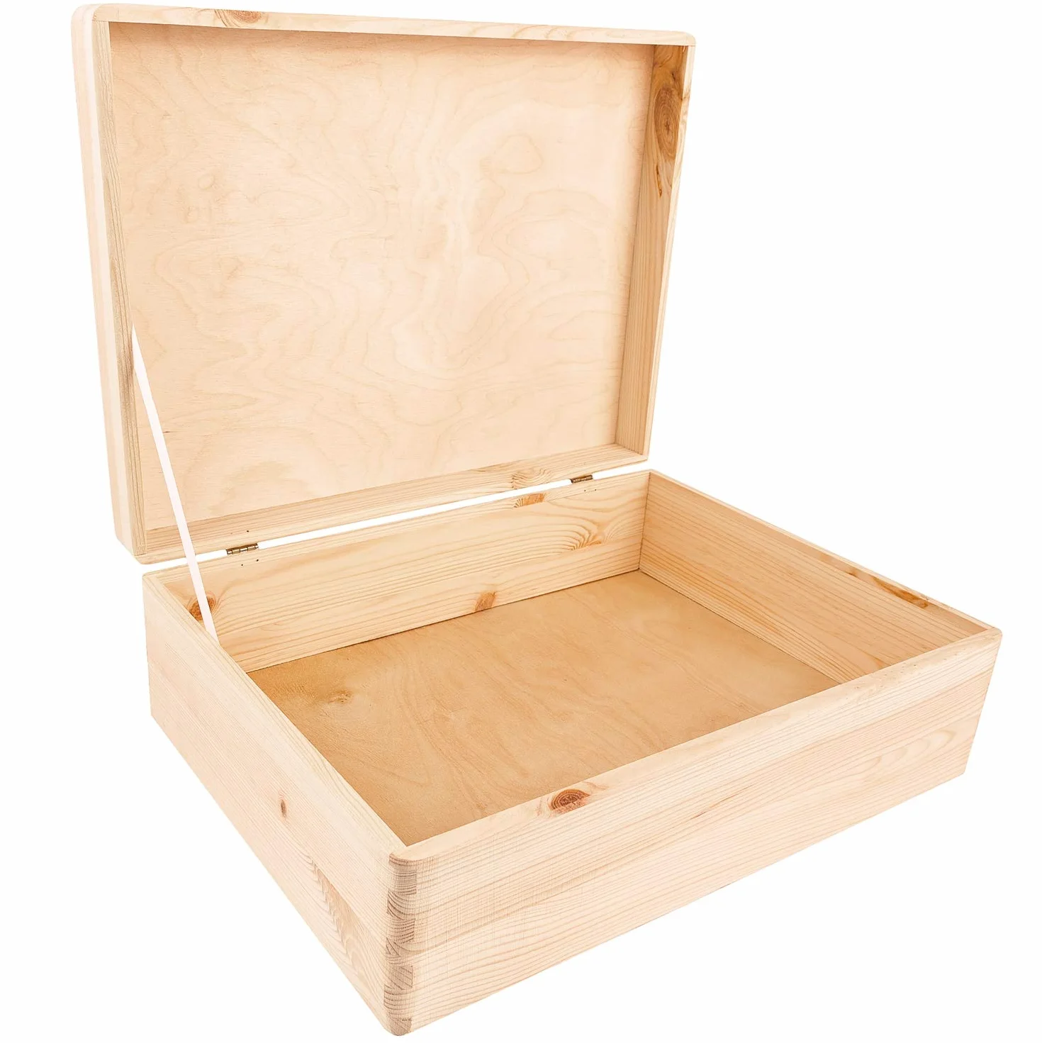 Creative Deco Scatola dei Ricordi Personalizzata per Bambini | Scatola in Legno Naturale con Nome | Cervo | Cassetta Portaoggetti per Conservare Ricordi, Giocattoli, Personalizzata con Stampa