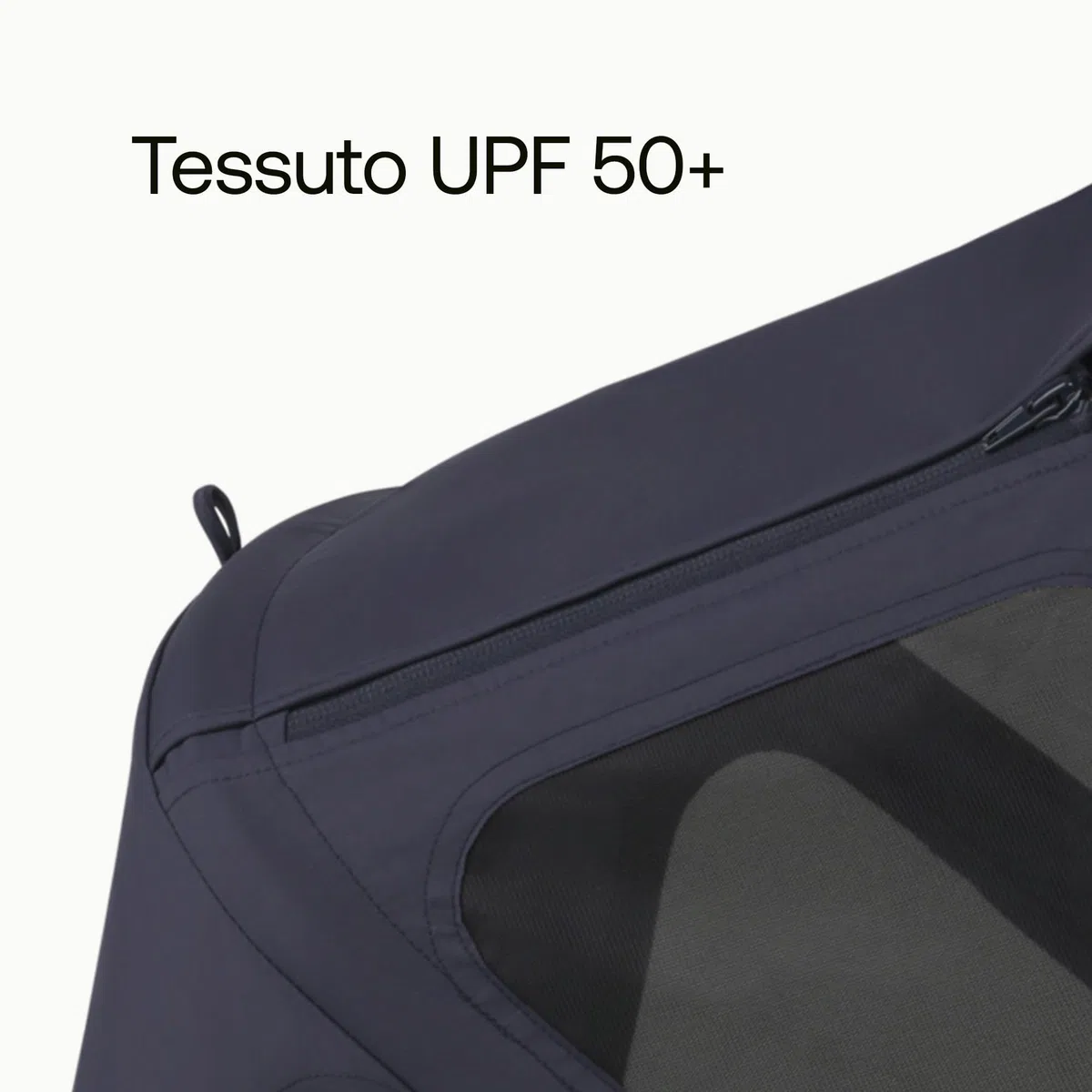 Bugaboo Donkey Cappottina Breezy, Estensibile per una maggiore copertura e una Protezione Solare ottimale, Resistente all'Acqua, Compatibile Con Tutti i Passeggini Donkey, Deep Indigo