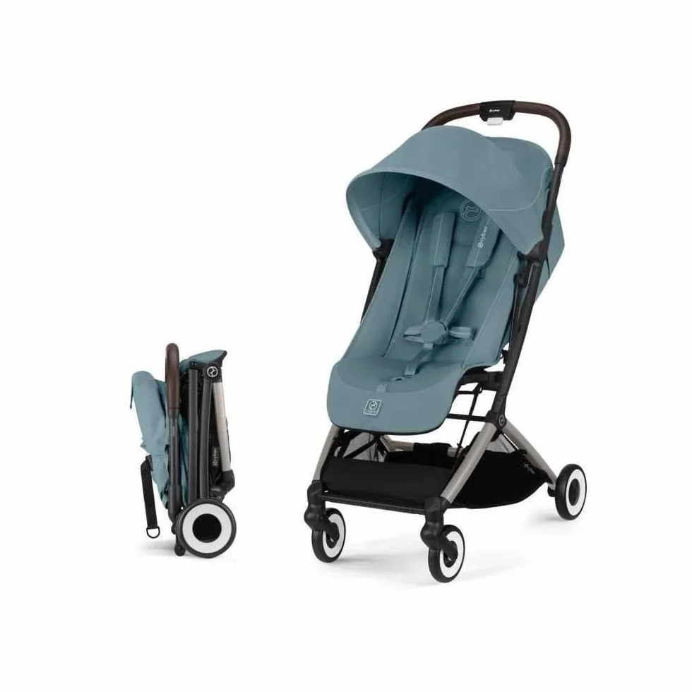 CYBEX Poussette ultra compacte ORFEO 4 roues Stormy Blue