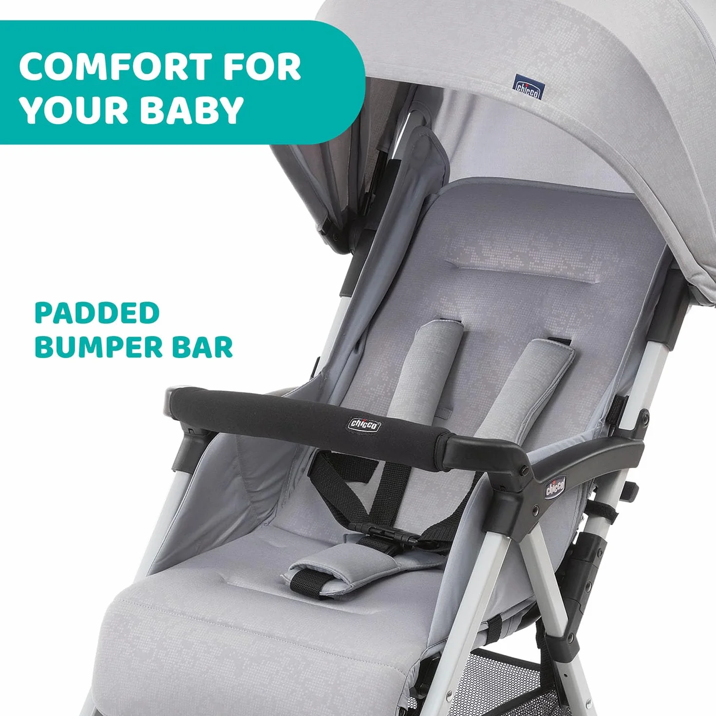 Chicco OHlalà 3 Passeggino Ultraleggero 0-15 kg Reclinabile Pieghevole Grigio
